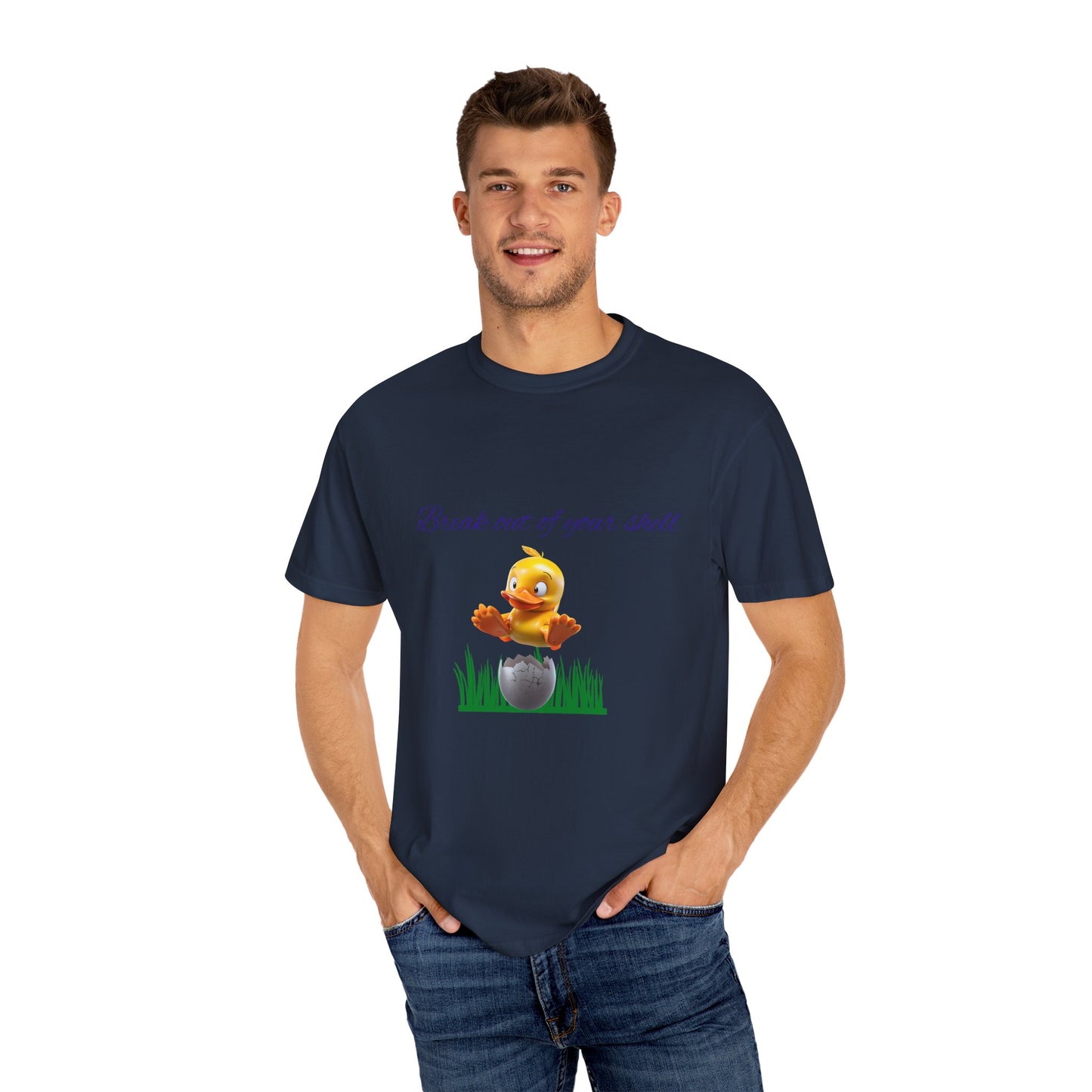 Egg-citing Garment-Dyed T-shirt: Perfect for Easter, Spring Celebrations
