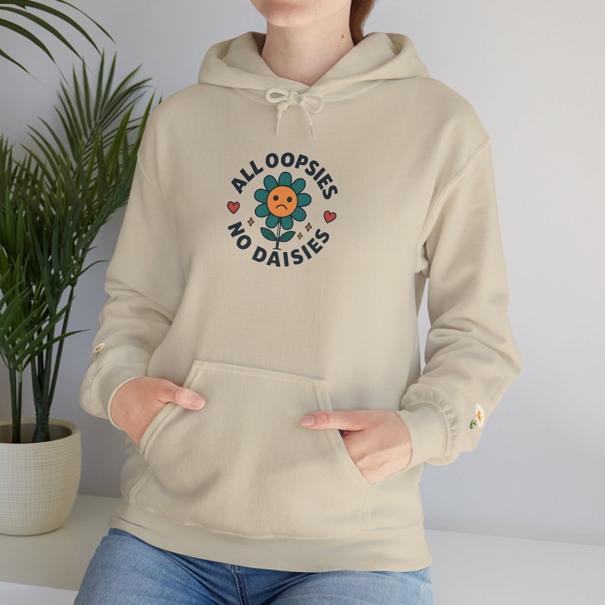 Psychedelic Floral Hoodie, Cozy Sweatshirt for Casual Style, Gift for Flower Lovers, Cute Streetwear, Spring Fashion, Art Tee