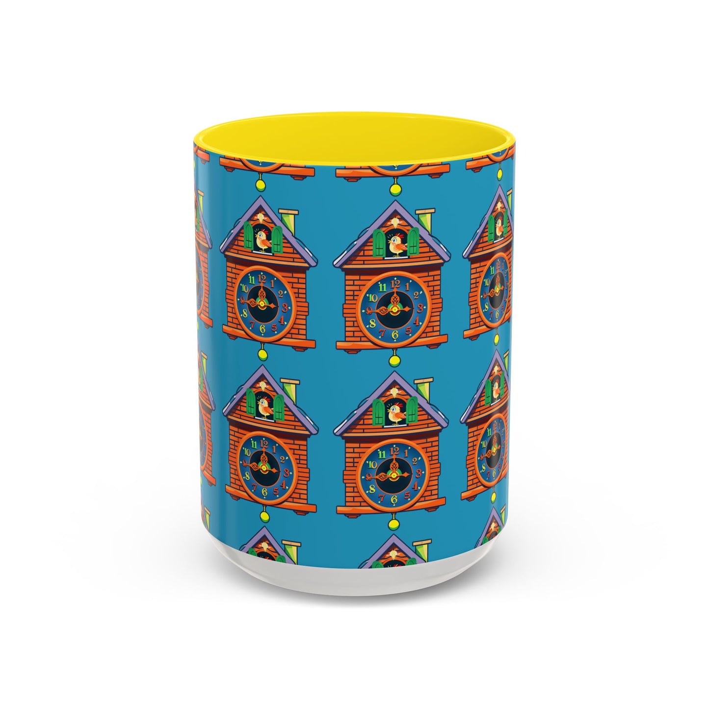 Whimsical Clock House Coffee Mug Unique Gift for Home Decor