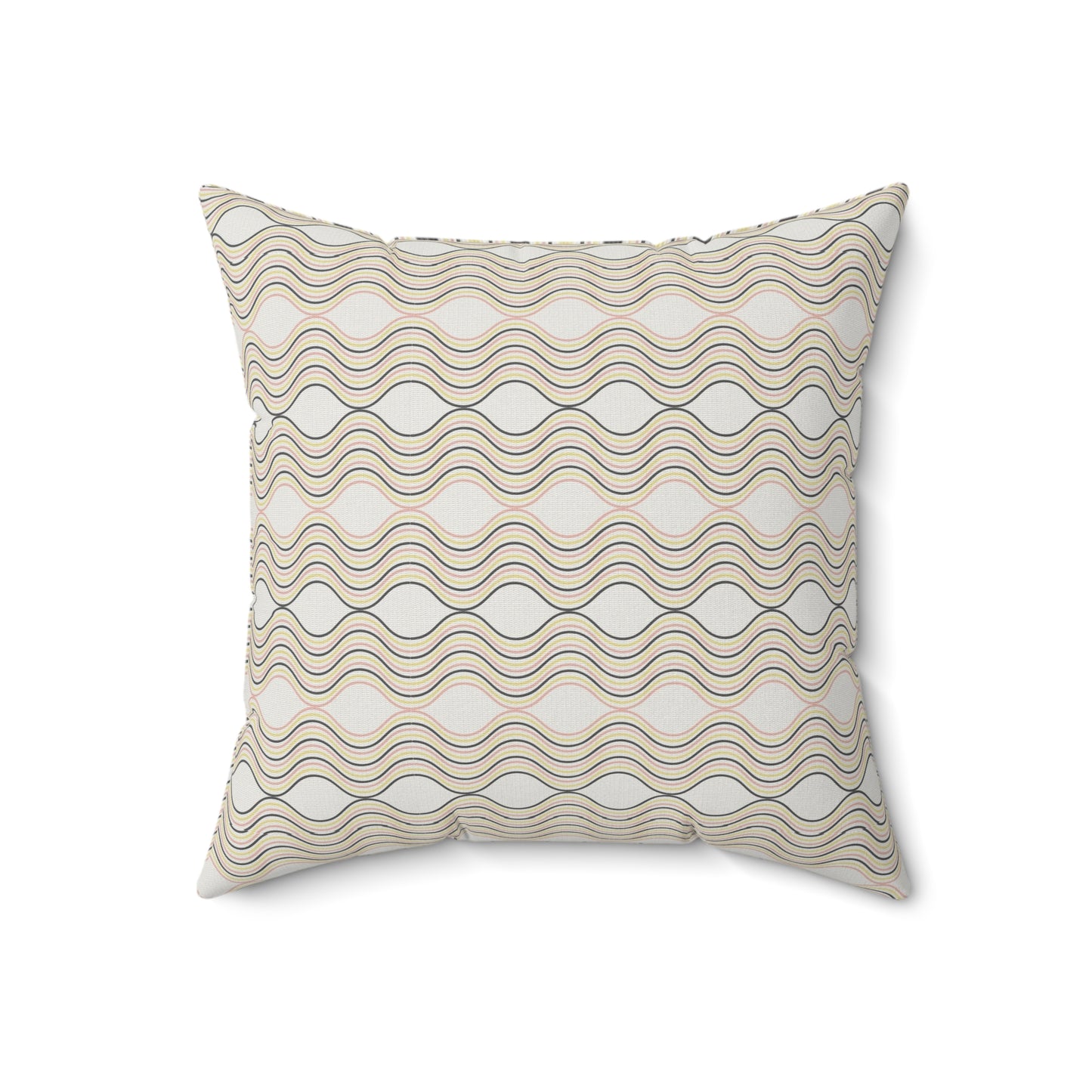 Modern Wave Pattern Throw Pillow | Cozy Home Decor Accent | Bohemian Style, Sofa Cushion, Gift for Her, Homewarming Gift
