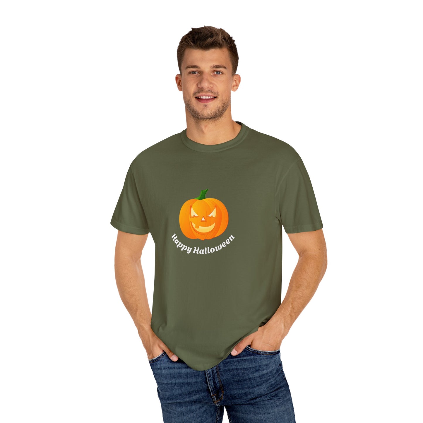 Halloween Pumpkin T-Shirt, Unisex Fall Shirt, Spooky Tee, Autumn Casual Wear, Trick or Treat Costume