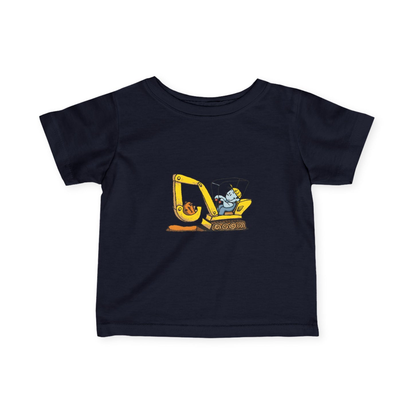 Cute Construction Theme Infant Tee, Baby T-Shirt, Toddler Clothing, Birthday Gift, Playful Outfit, Unique Baby Wear