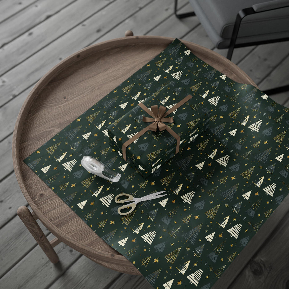 Festive Wrapping Paper - Holiday Gift Wrap, Christmas, Birthdays, Eco-Friendly, Special Occasions