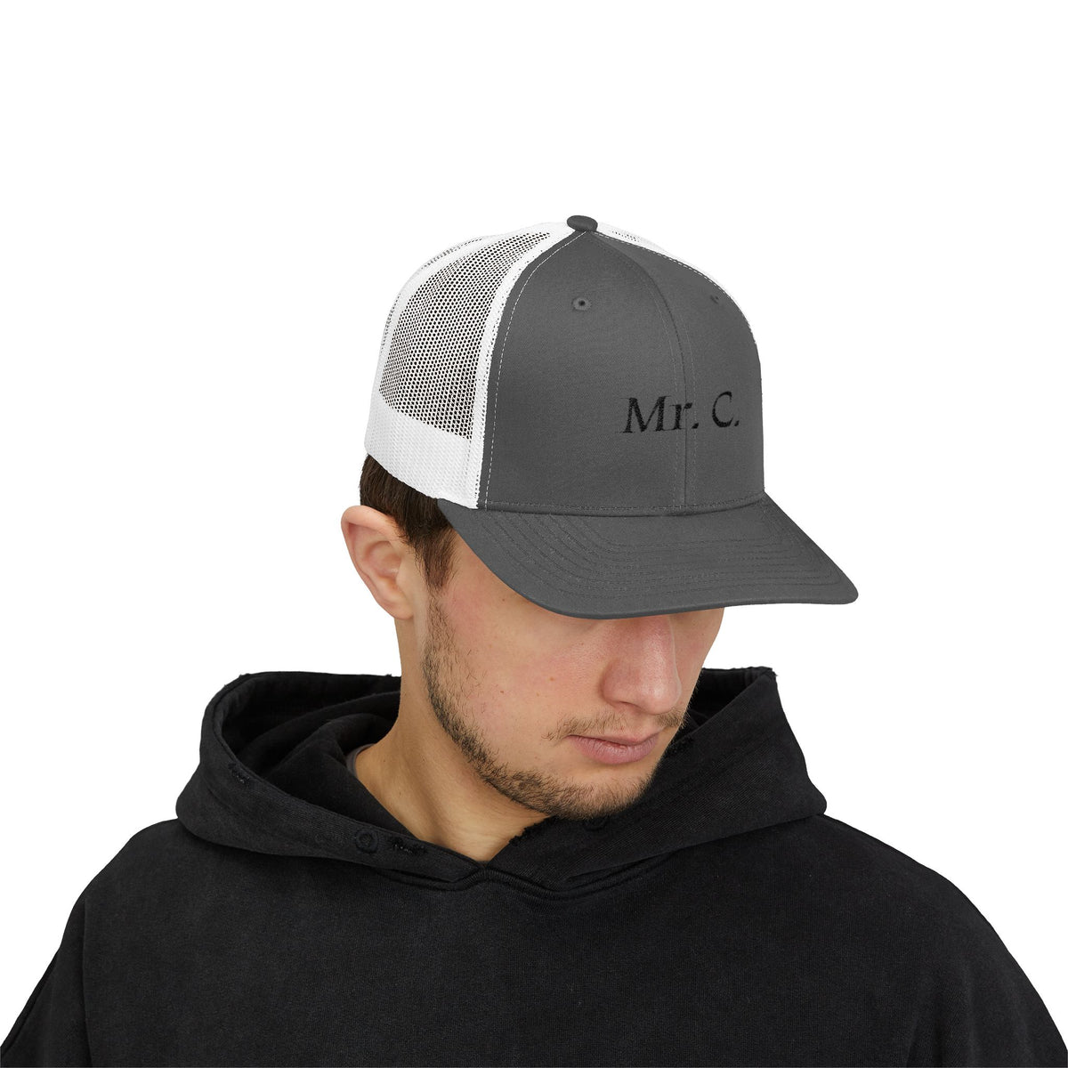 Personalized Mr. C Snapback Trucker Cap | Custom Name Hat | Gifts for Him | Summer Accessory | Casual Style Cap | Father's Day Gift