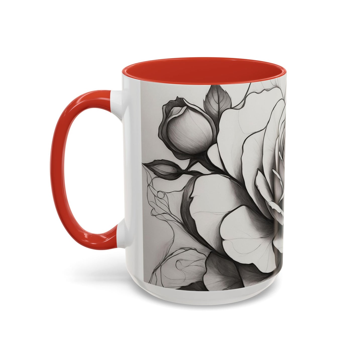 Elegant Floral Coffee Mug - Perfect Gift for Flower Lovers, Mother's Day, Birthdays, Home Decor, Office Use