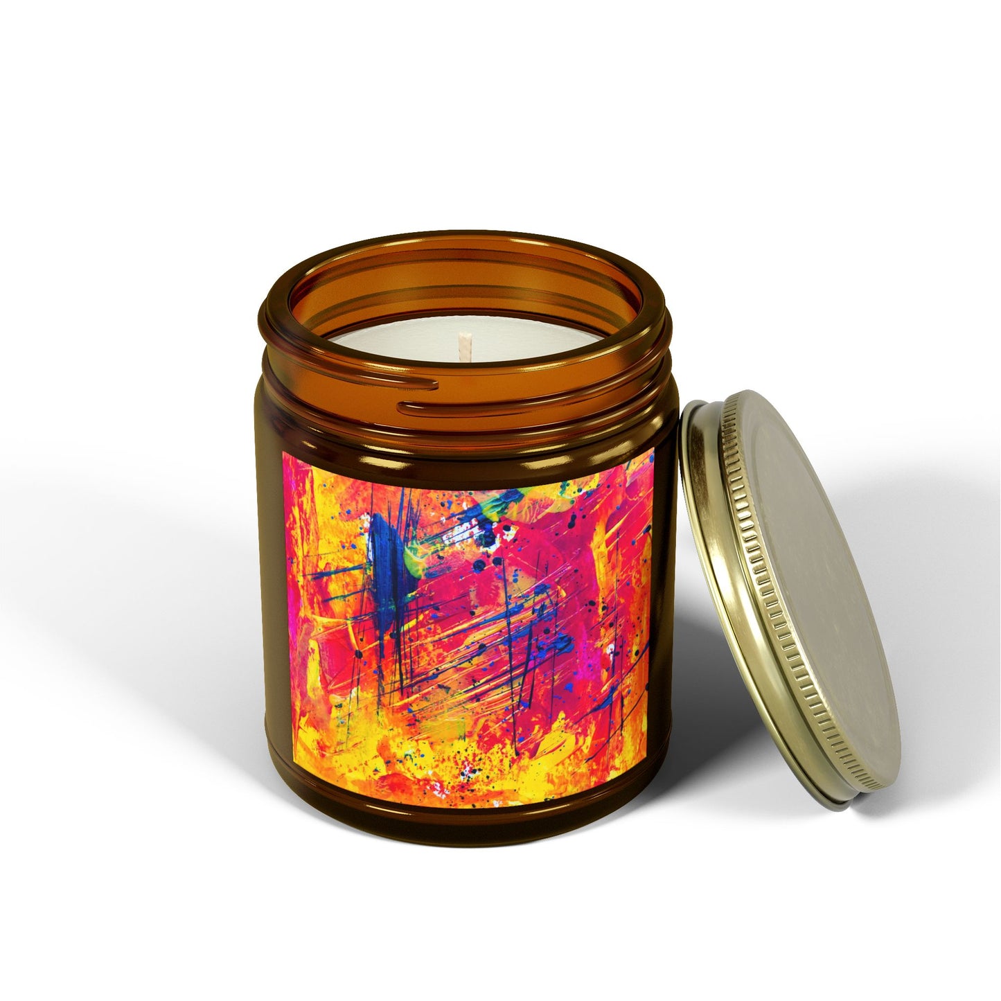 Vibrant Artistic Scented Candles - Perfect for Relaxation, Home Decor, Gifts, Celebrations, and Aromatherapy