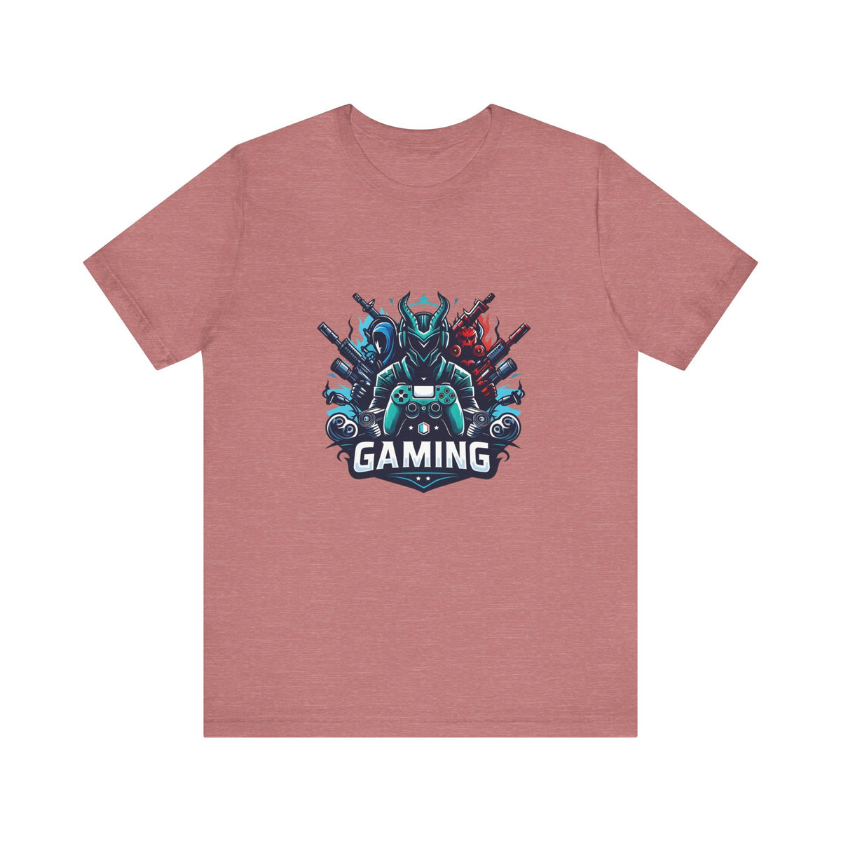 Gaming Controller Emblem Tee — Esports Gamer Graphic T-Shirt