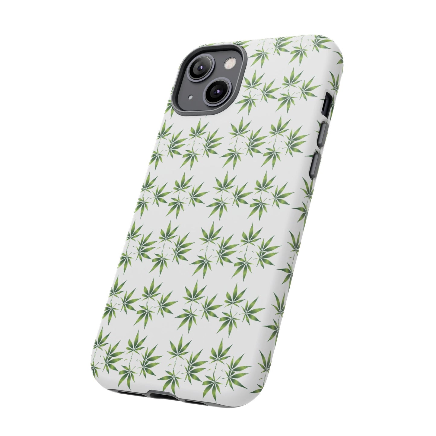 Stylish Phone Case with Cannabis Leaf Design, Durable Phone Cover, Gift for Stoner Friends, Unique Phone Accessory, Nature-Inspired Design