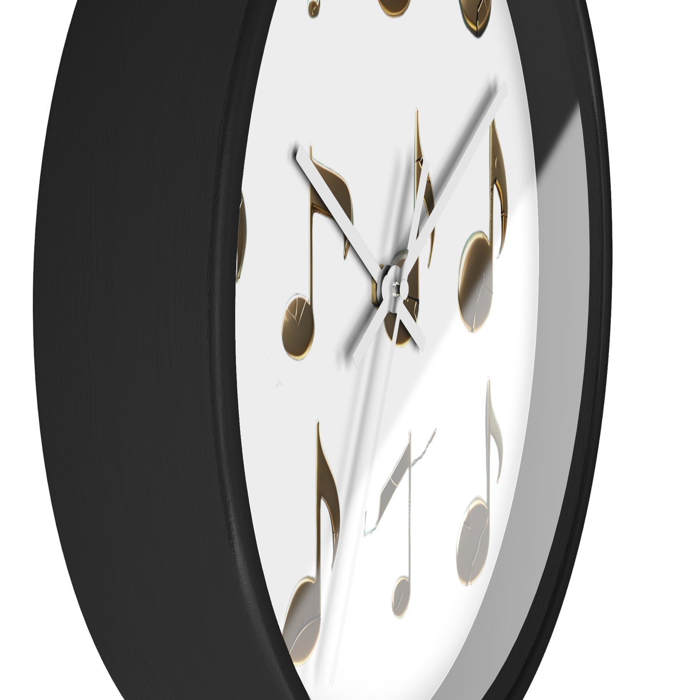 Musical Notes Wall Clock - Perfect for Musicians, Music Lovers