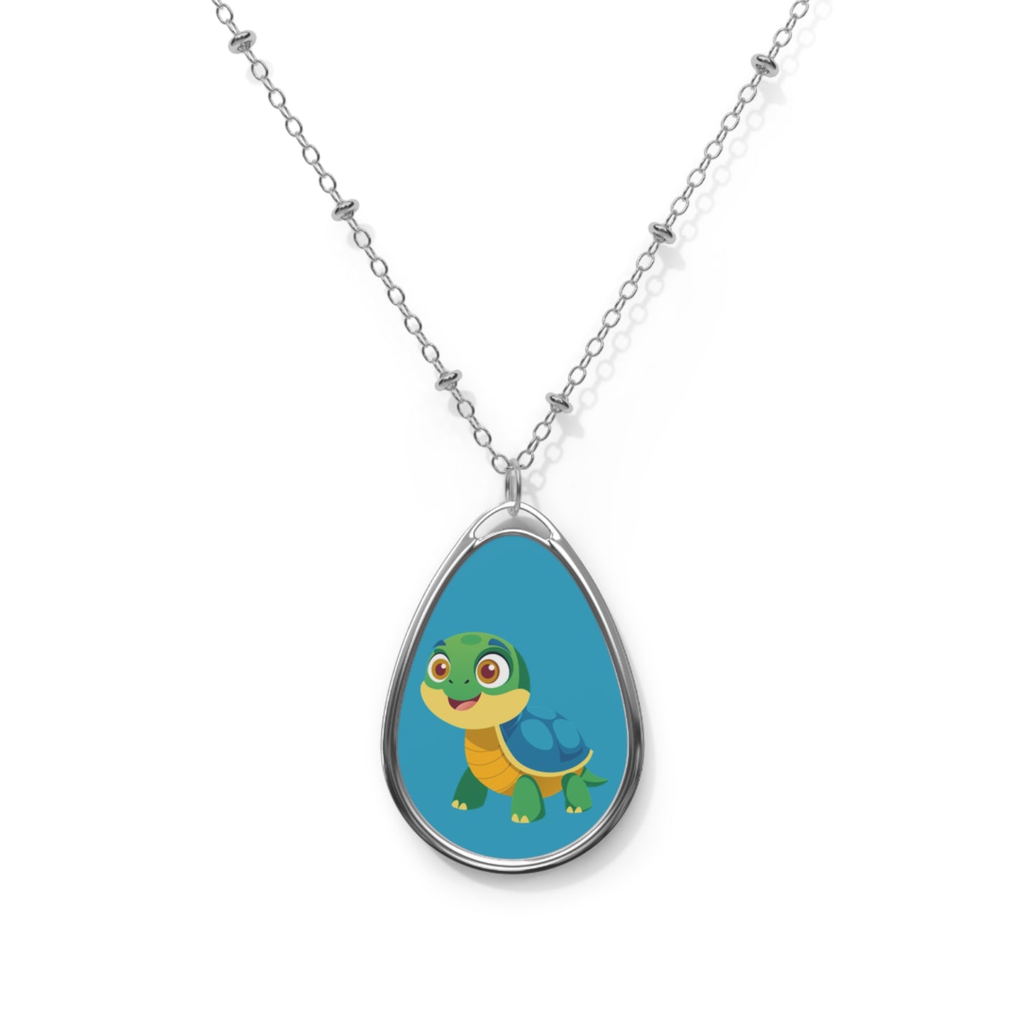 Kids' Turtle Necklace, Cute Animal Jewelry, Gift for Children, Birthday