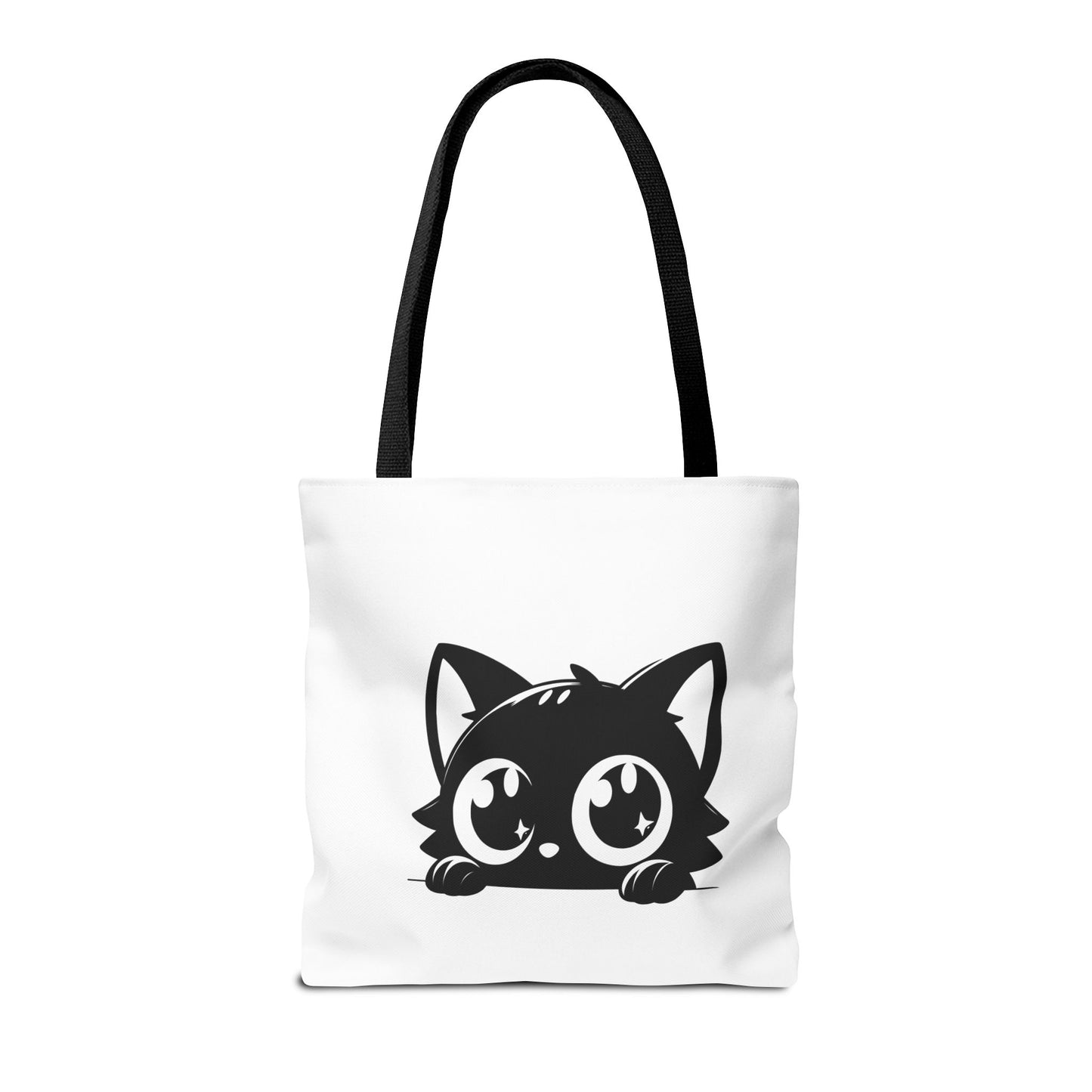 Adorable Cat Face Tote Bag | Cute Kitten Shopping Bag | Gift for Cat Lovers | Everyday Use | Eco-Friendly Accessory