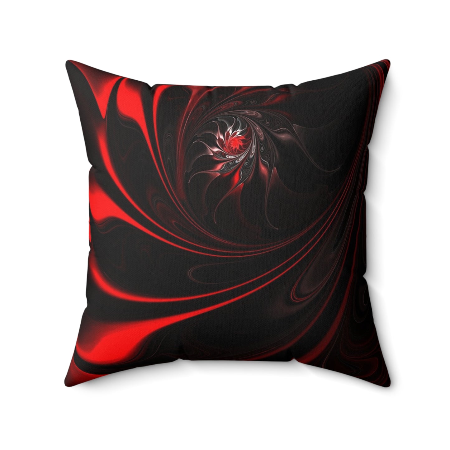 Bold Swirl Design Pillow, Abstract Home Decor Cushion, Modern Living Room Accessory