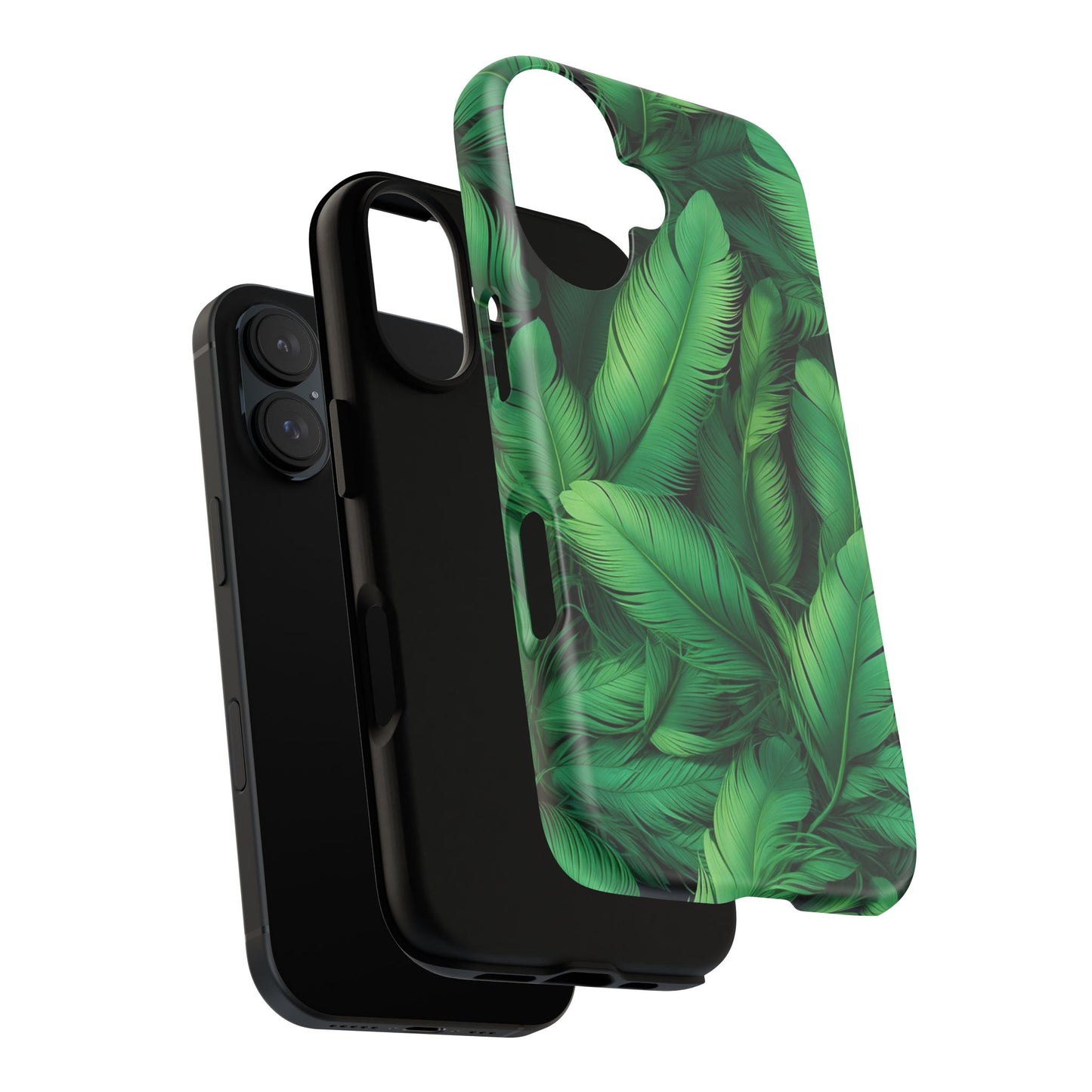 Tough Cases - Tropical Leaf Phone Case, Nature-inspired, Phone Accessory, Gift for Her, Jungle Theme, Eco-Friendly