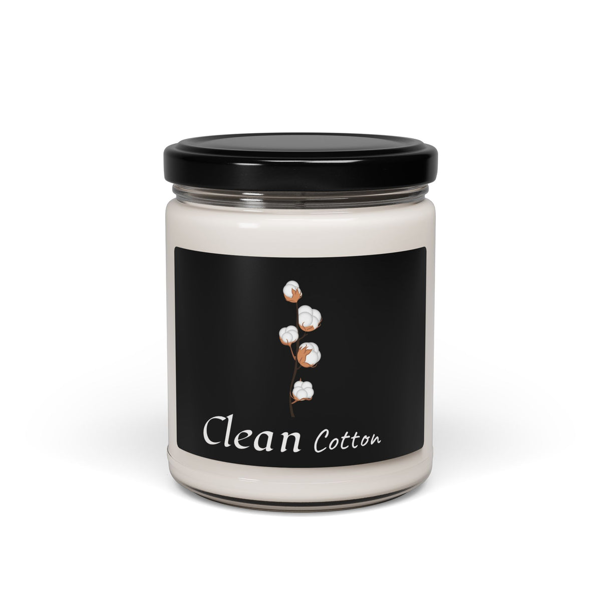 Clean Cotton Soy Candle — 9 oz Scented Jar Candle