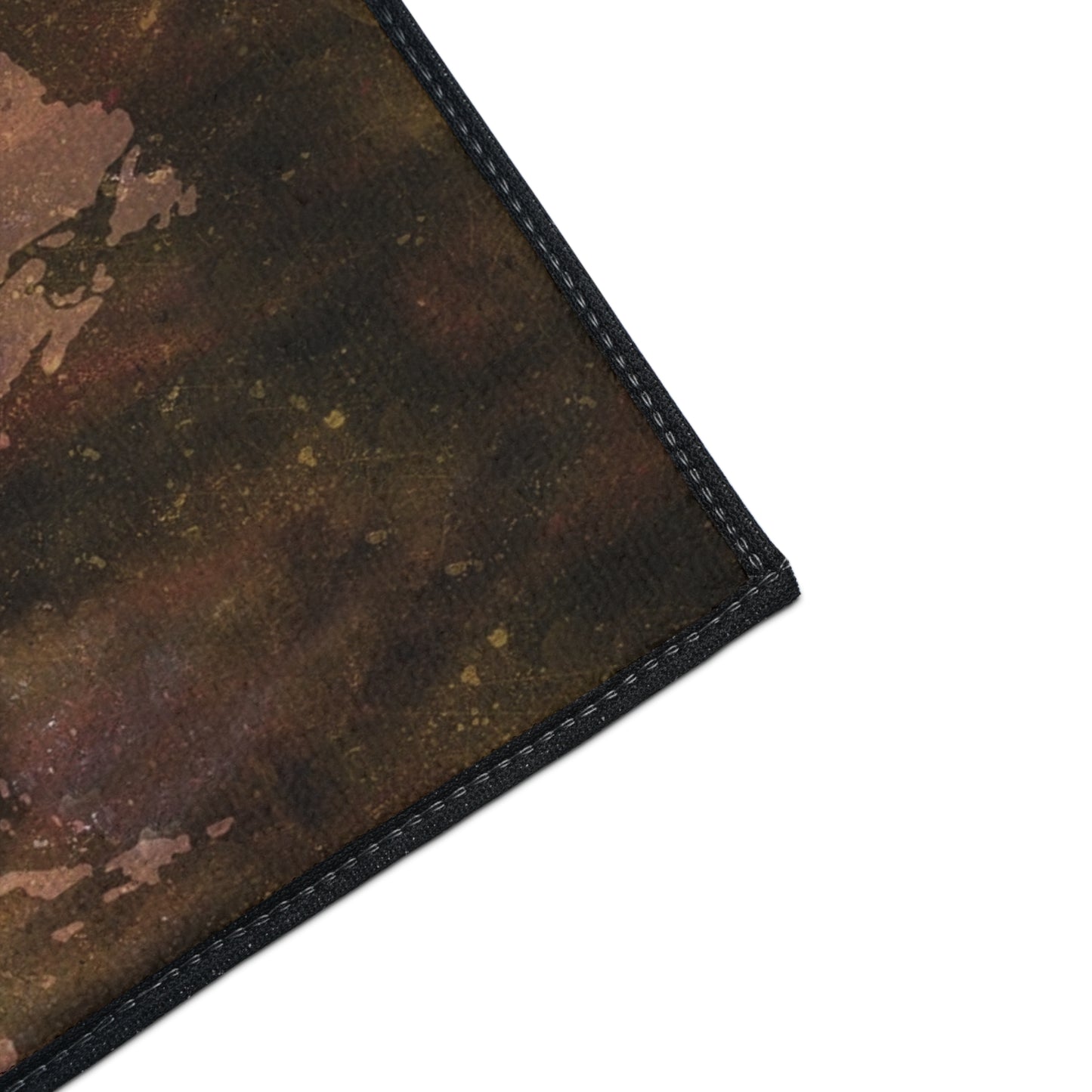World Map Floor Mat — Rustic Watercolor Earth Doormat