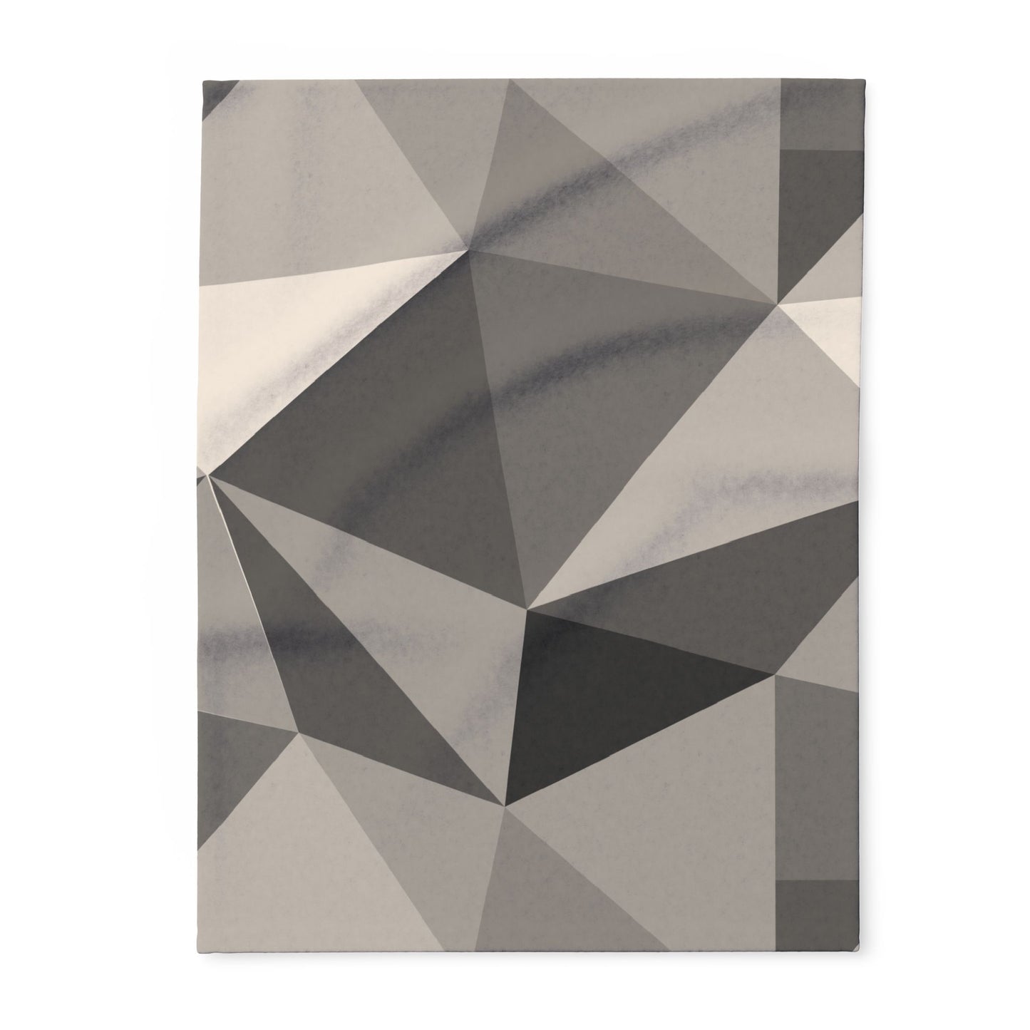 Modern Geometric Arctic Fleece Blanket, Cozy Throw Blanket, Home Decor, Gifts for Her, Minimalist Blanket, Warm Sofa Accessory
