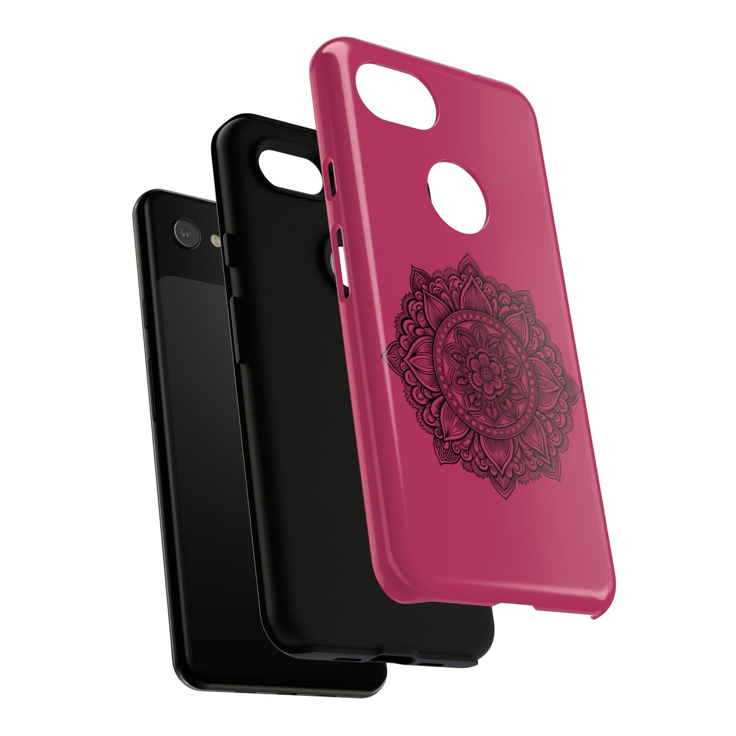 Vibrant Mandala Phone Case, Artistic Protection Cover, Gift for Her, Trendy Accessories, Birthday or Holiday Present