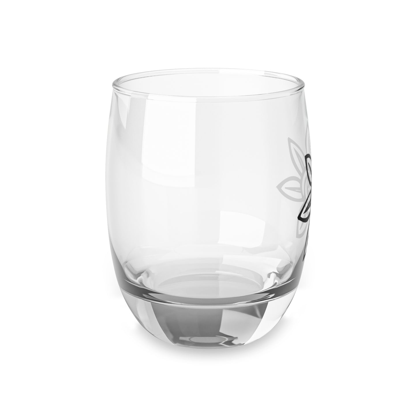 Elegant Floral Whiskey Glass | Perfect Gift for Whiskey Lovers, Barware, Home Decor, Anniversary, Wedding