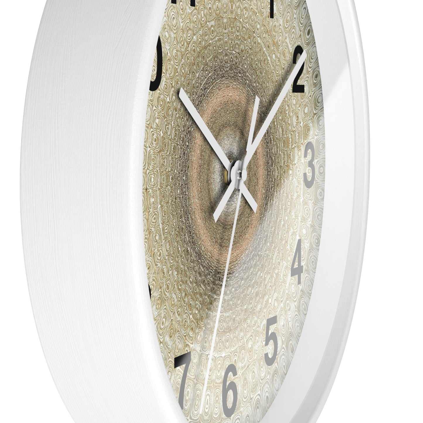 Elegant Textured Wall Clock, Modern Home Decor, Unique Gift for Housewarming, Minimalist Style, Timeless Design, Wall Art
