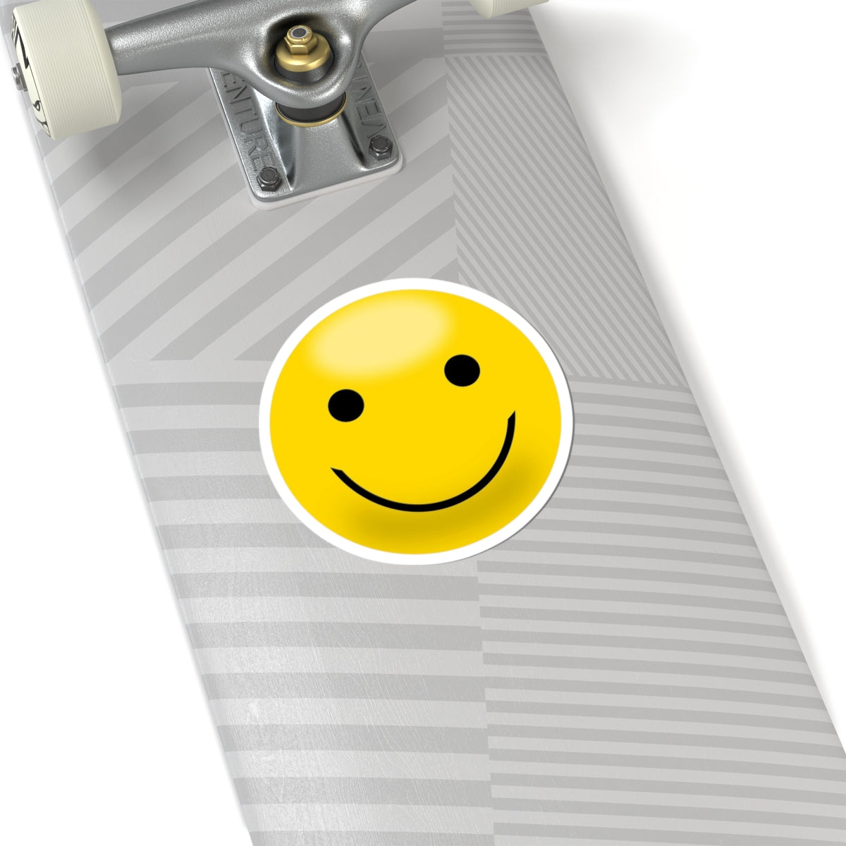 Cheerful Smile Kiss-Cut Stickers, Fun Decals for Laptops, Journals, Gift Wrap, Party Favors, Positive Vibes