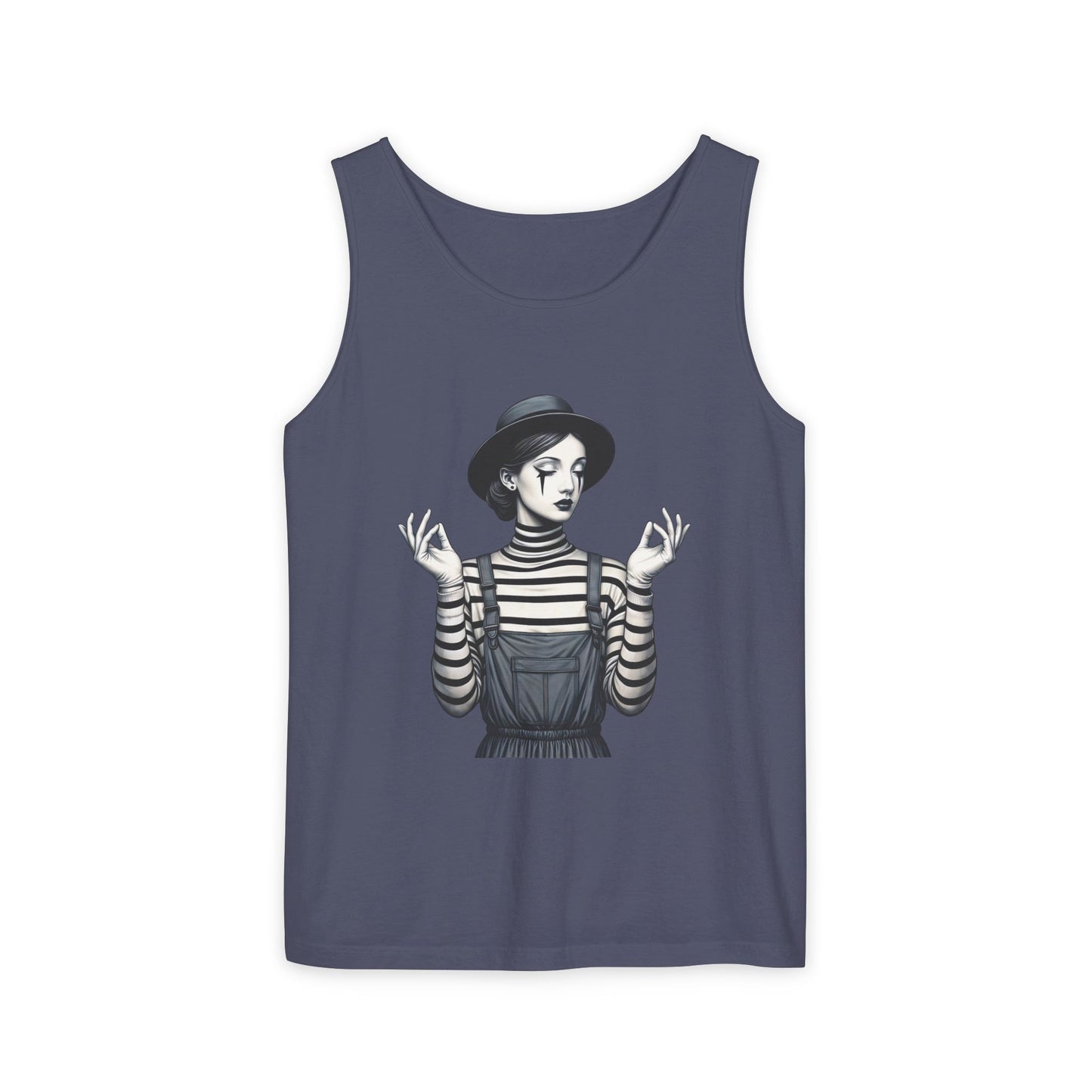 Bohemian Chic Tank Top with Artistic Print, Casual Summer Wear