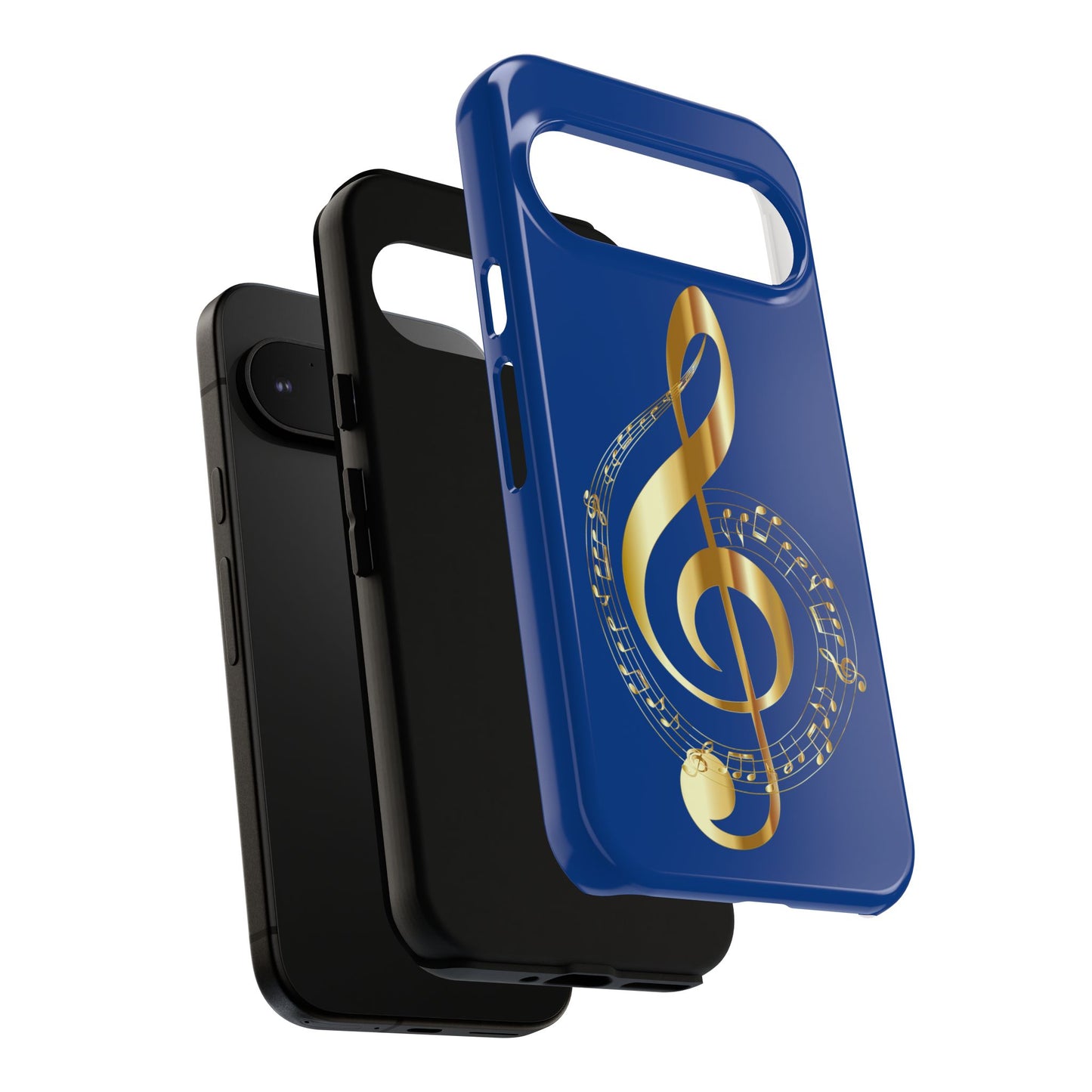 Tough Cases Blue and Gold Musical Note