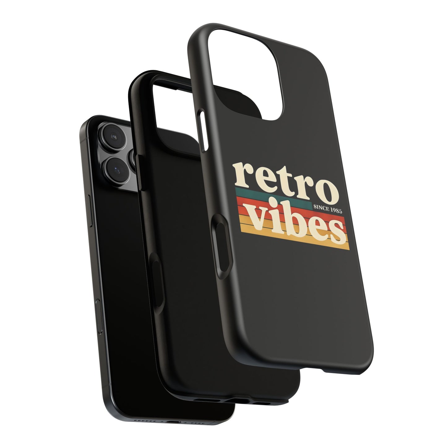 Retro Vibes Phone Case, Tough Phone Cover, Vintage Style Case, Gift for Music Lovers, Retro Aesthetic Accessory