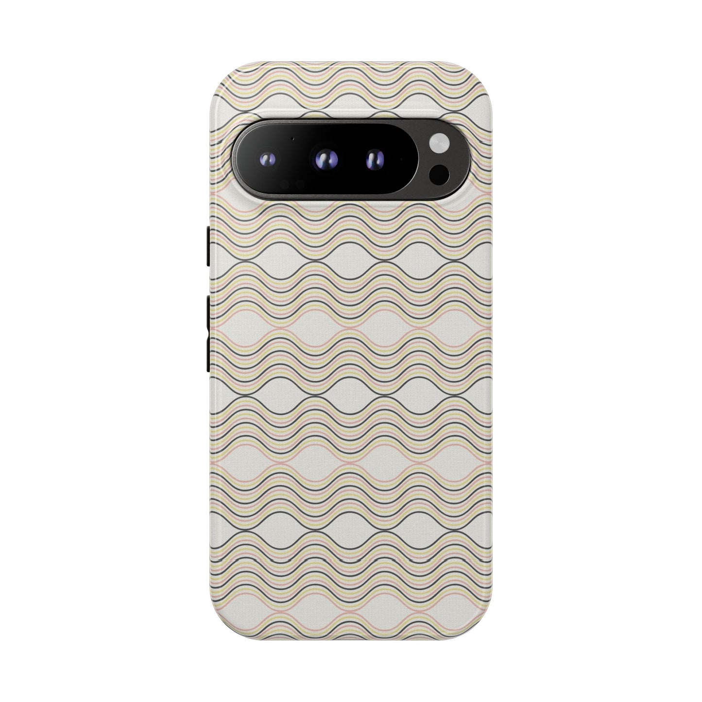 Stylish Phone Case for Tough Protection, Wavy Design, Chic Accessory, Gift for Her, Trendy Tech, Holiday Gift Idea