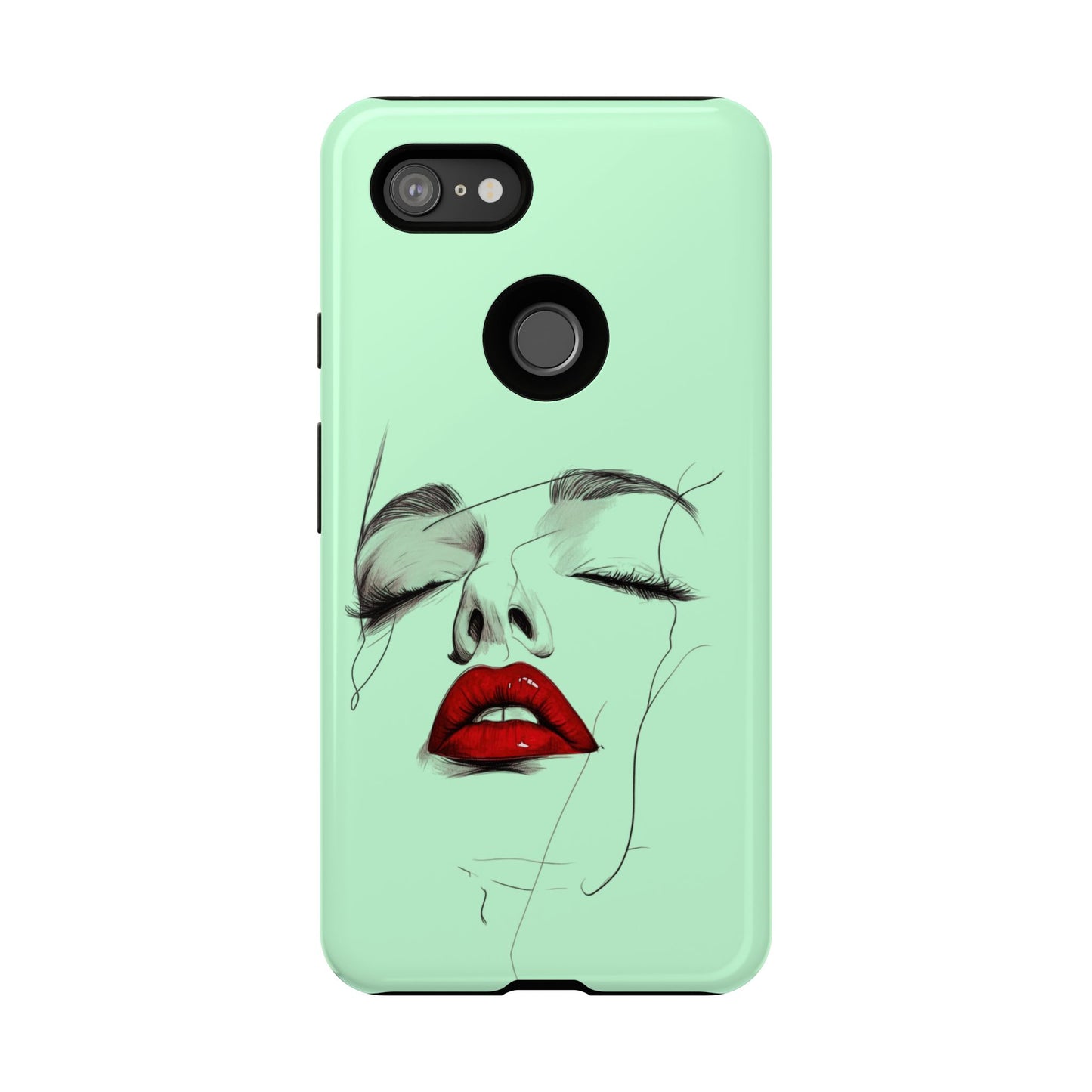 Stylish Phone Case, Artistic Phone Cover, Trendy Tech Accessory, Unique Cell Phone Protector, Gift for Her, Modern Aesthetic