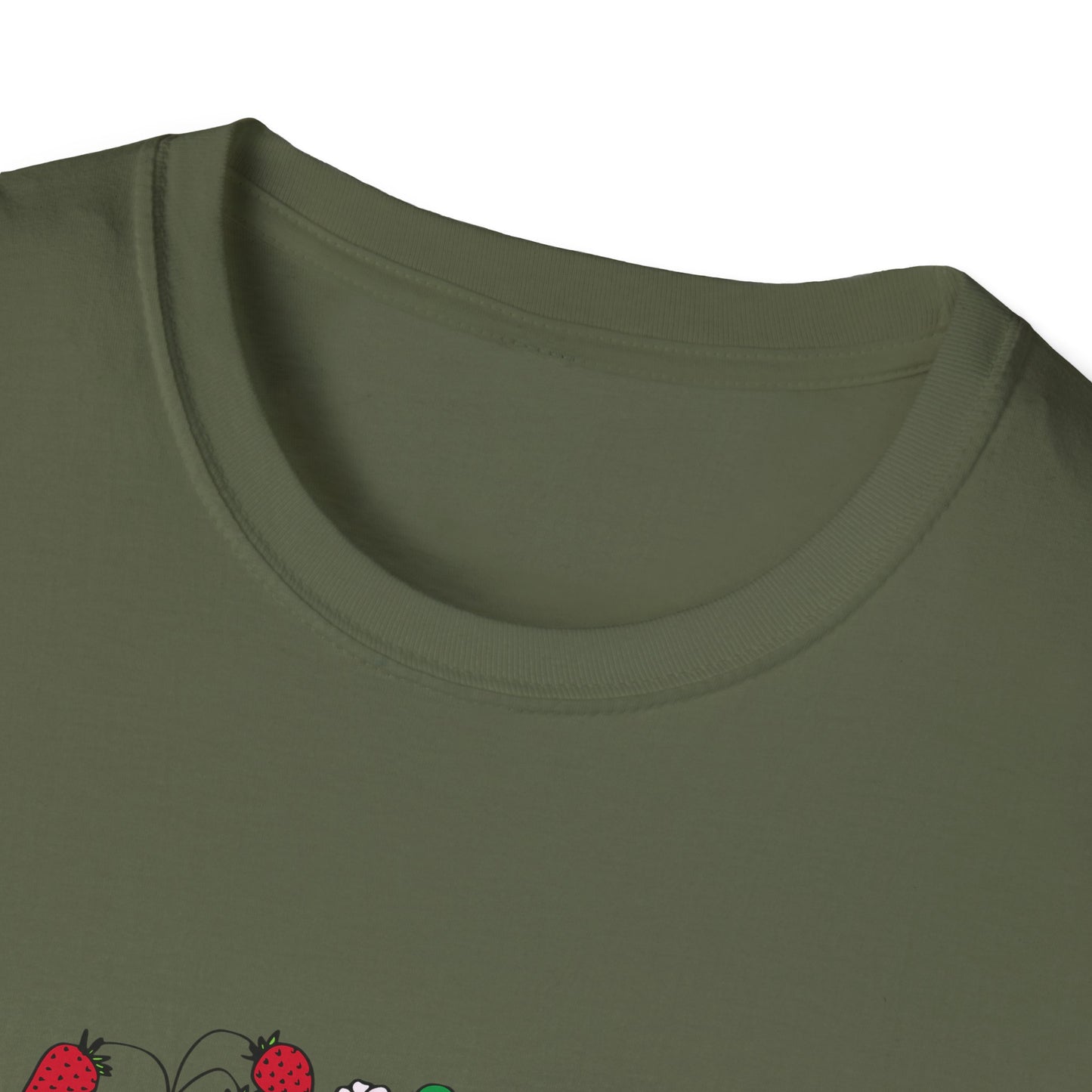 Whimsical Mushroom T-Shirt for Nature Lovers, Casual Tees, Gift for Gardeners, Unisex Softstyle Shirt, Eco-Friendly Apparel