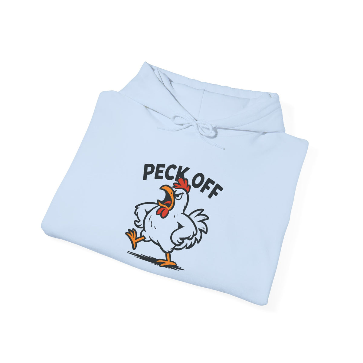 Peck Off Chicken Hoodie – Funny Graphic Poultry Sweatshirt