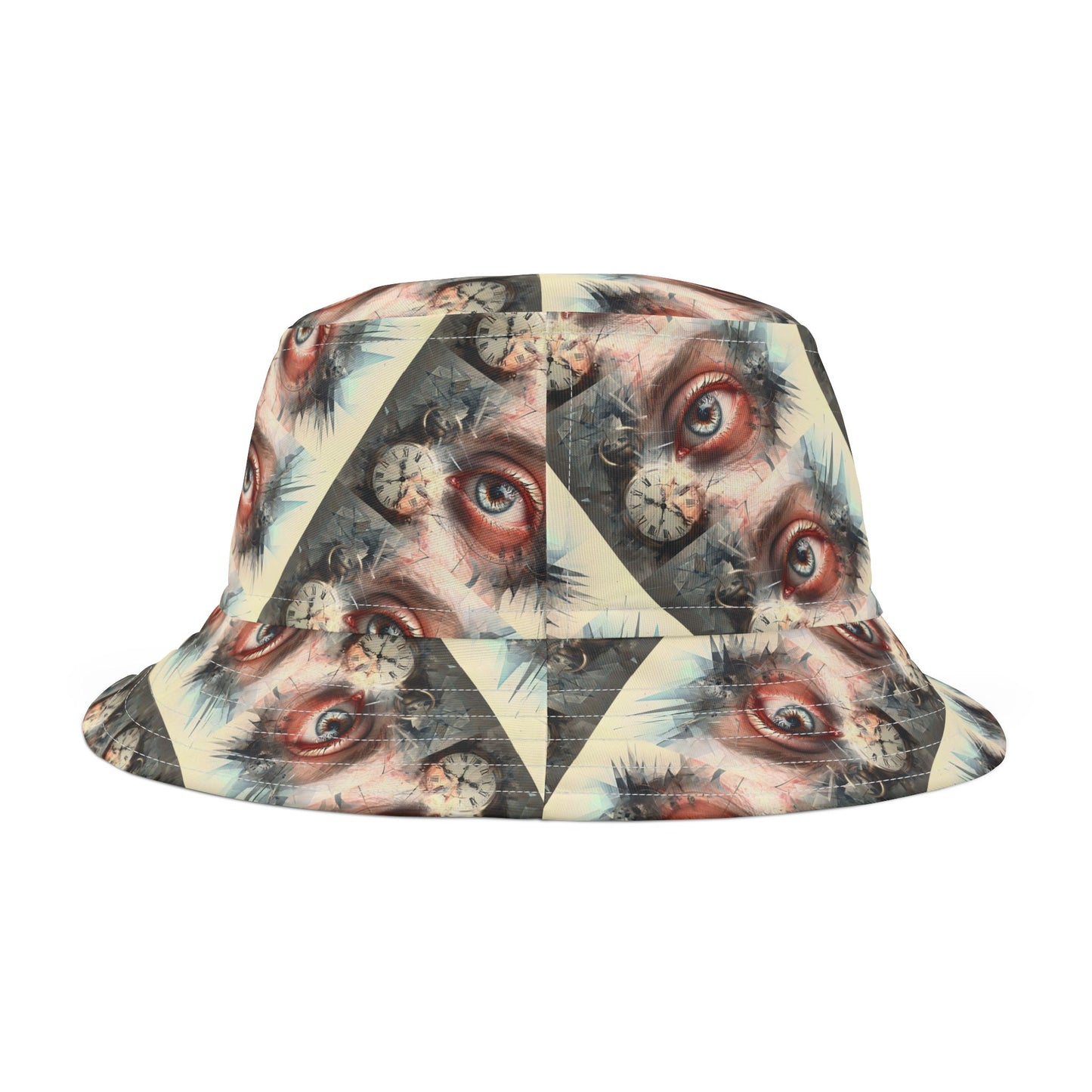 Artistic Cat Bucket Hat, Trendy Animal Hat