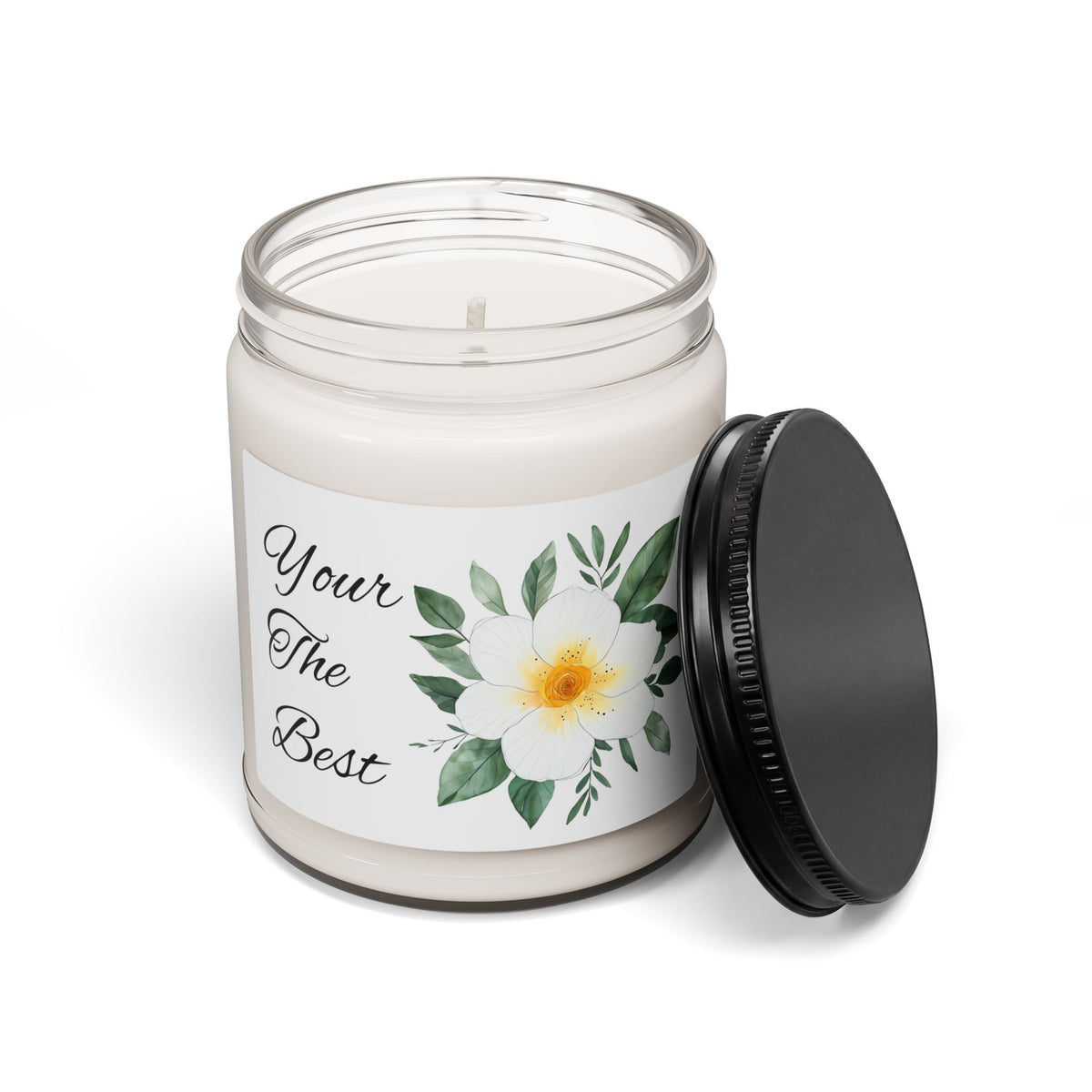 Soy Candle - "You're The Best" Floral Scented Candle (9oz)