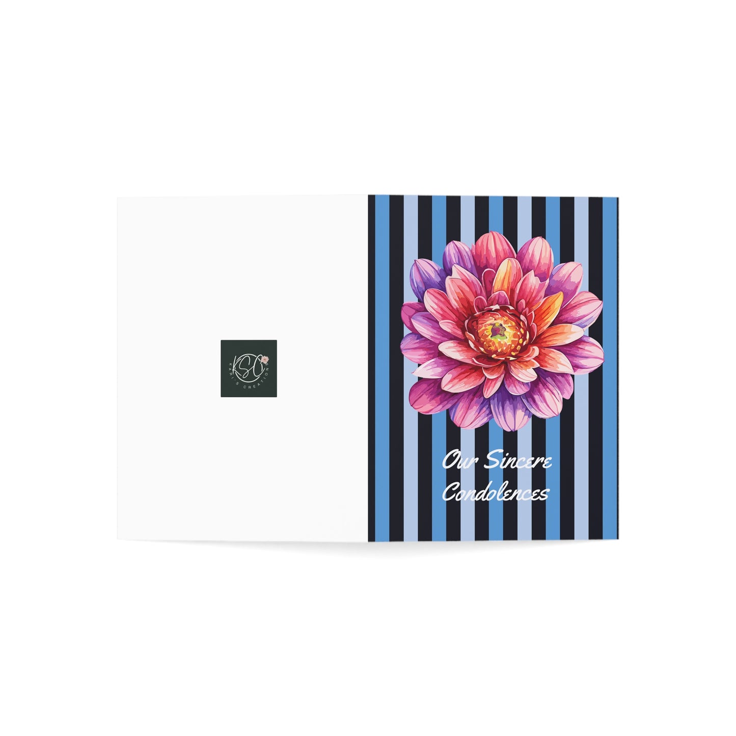 Elegant Floral Sympathy Cards Set - Perfect for Birthdays, Anniversaries, Thank You Notes, 1, 10, 30, 50pcs
