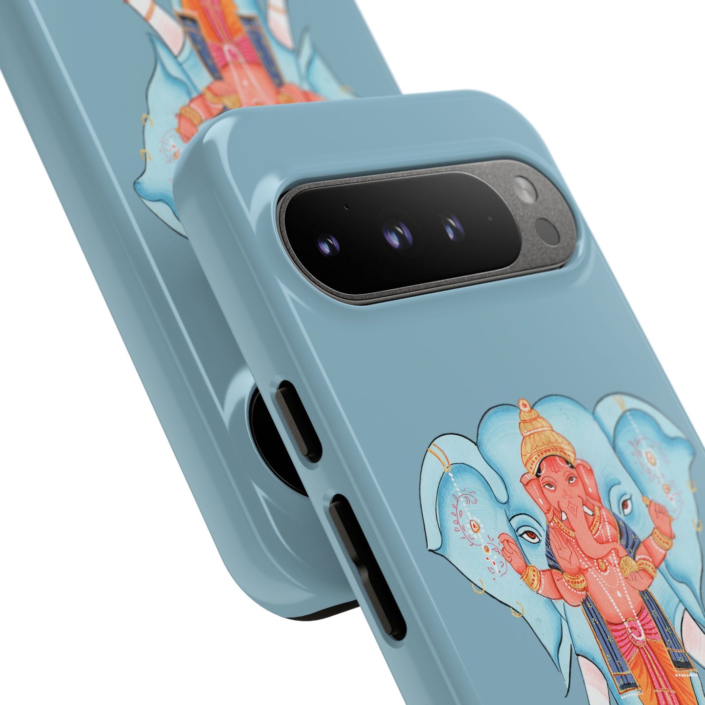Tough Cases: Ganesh-Inspired Phone Case, Bohemian Phone Cover, Hindu Art Accessory, Festival Gift, Protective Phone Shell