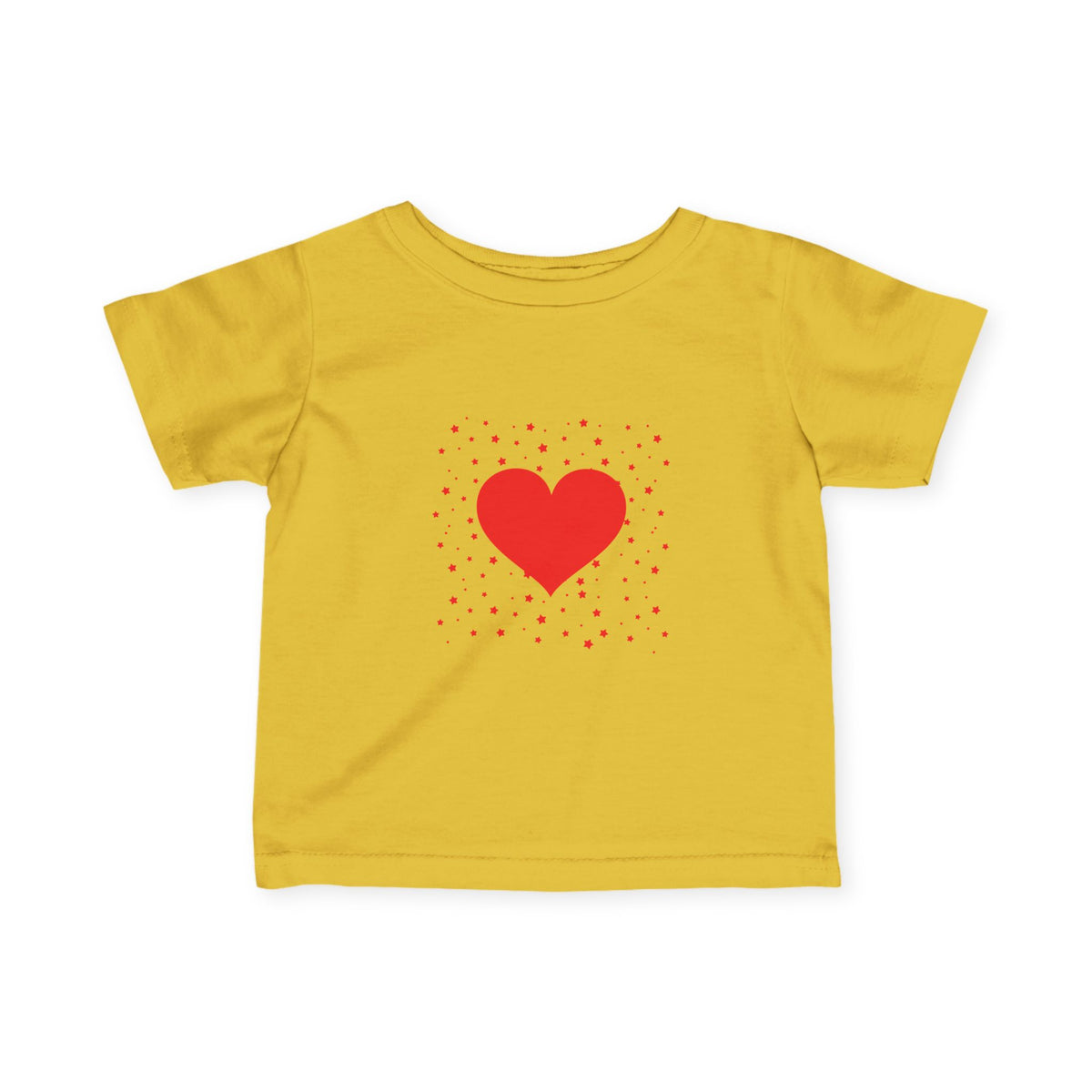 Infant Tee – Red Heart Confetti Baby Shirt