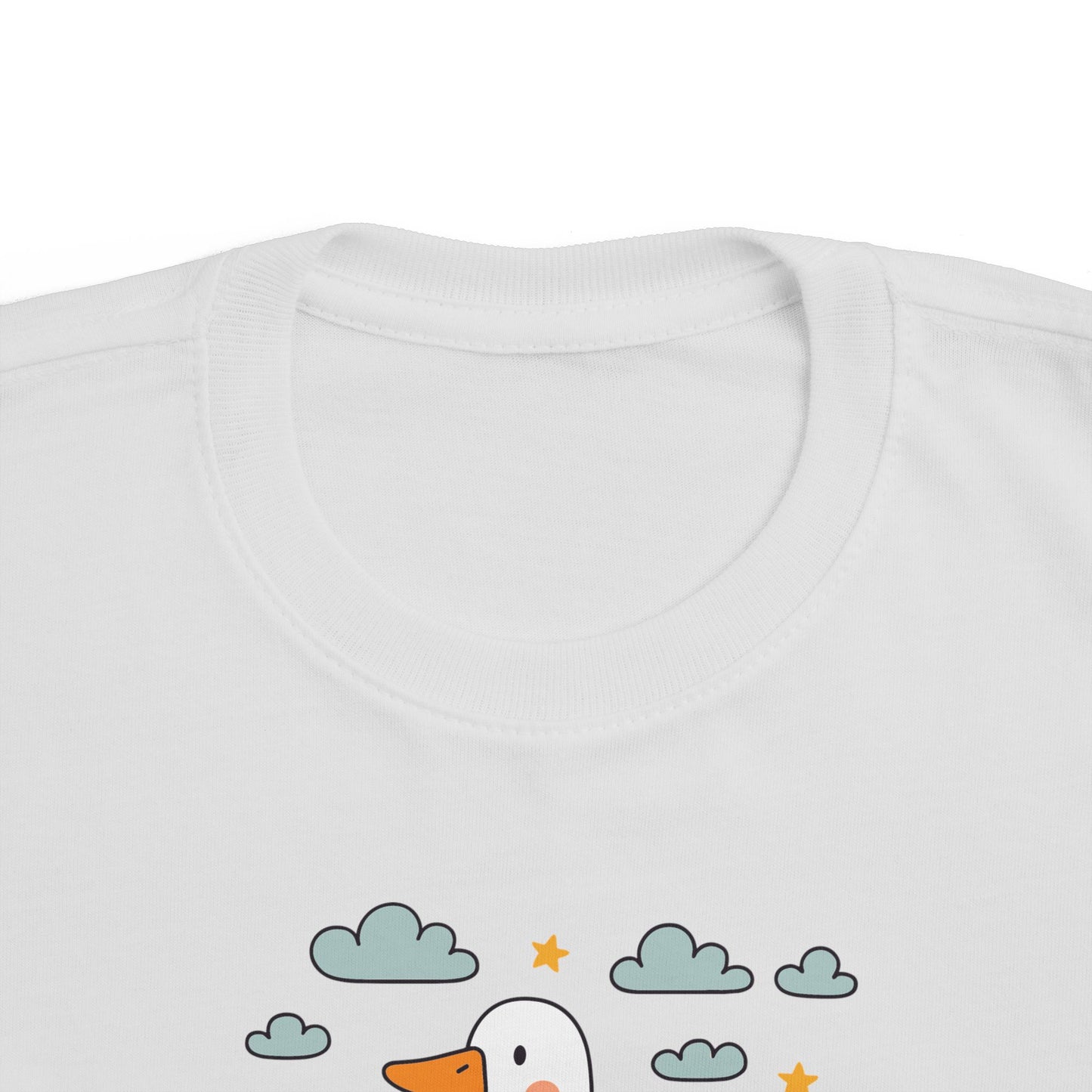 Cute Toddler's Tee with Happy Duck Design, Perfect for Playtime, Gifts, or Family Outings, Summer Fun, Animal Lovers