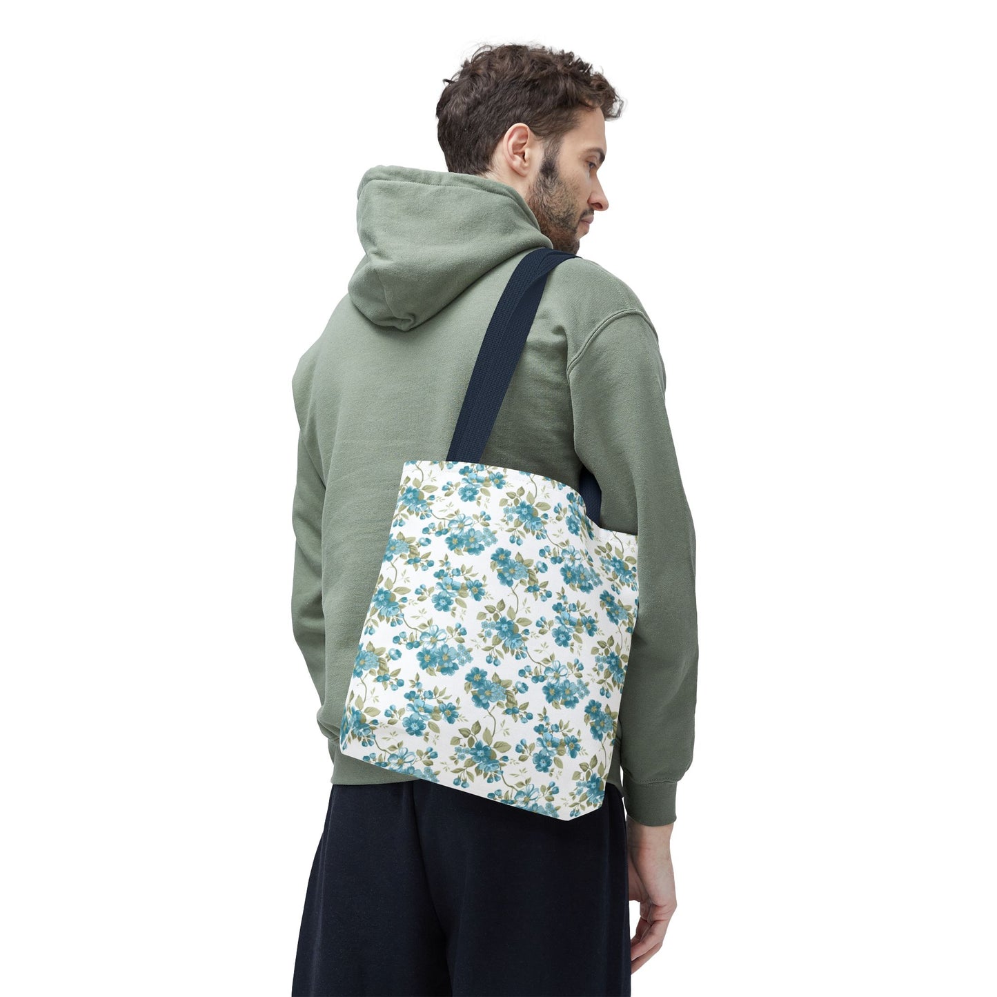 Floral Design Tote Bag | Reusable Shopping Bag, Beach Tote, Eco-Friendly Bag, Gift for Her, Travel Organizer