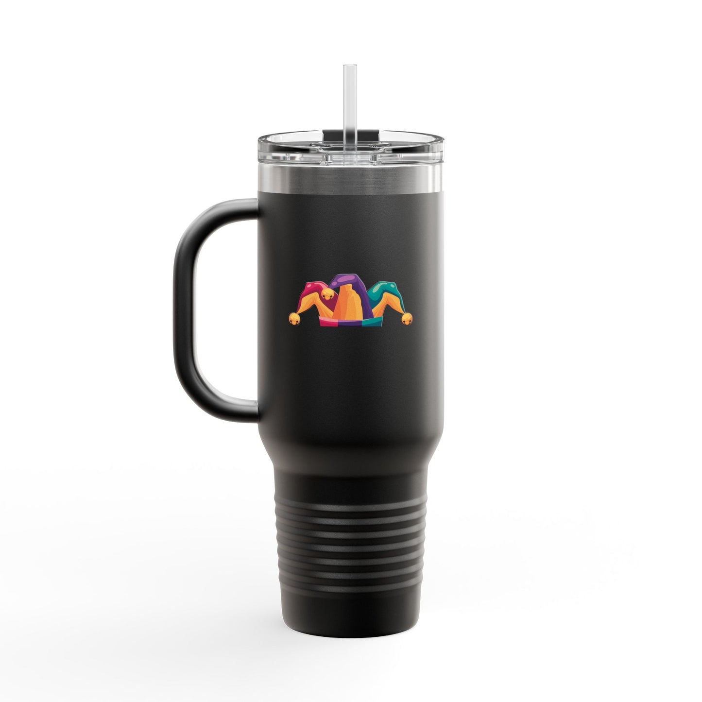 Colorful Insulated Travel Mug, Perfect for Road Trips, Camping, Parties, Gifting, or Everyday Use - 40oz Humor Design