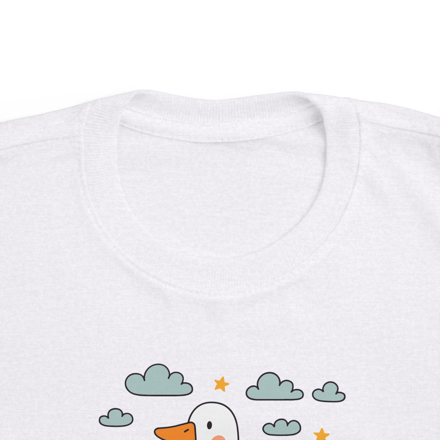 Cute Toddler's Tee with Happy Duck Design, Perfect for Playtime, Gifts, or Family Outings, Summer Fun, Animal Lovers