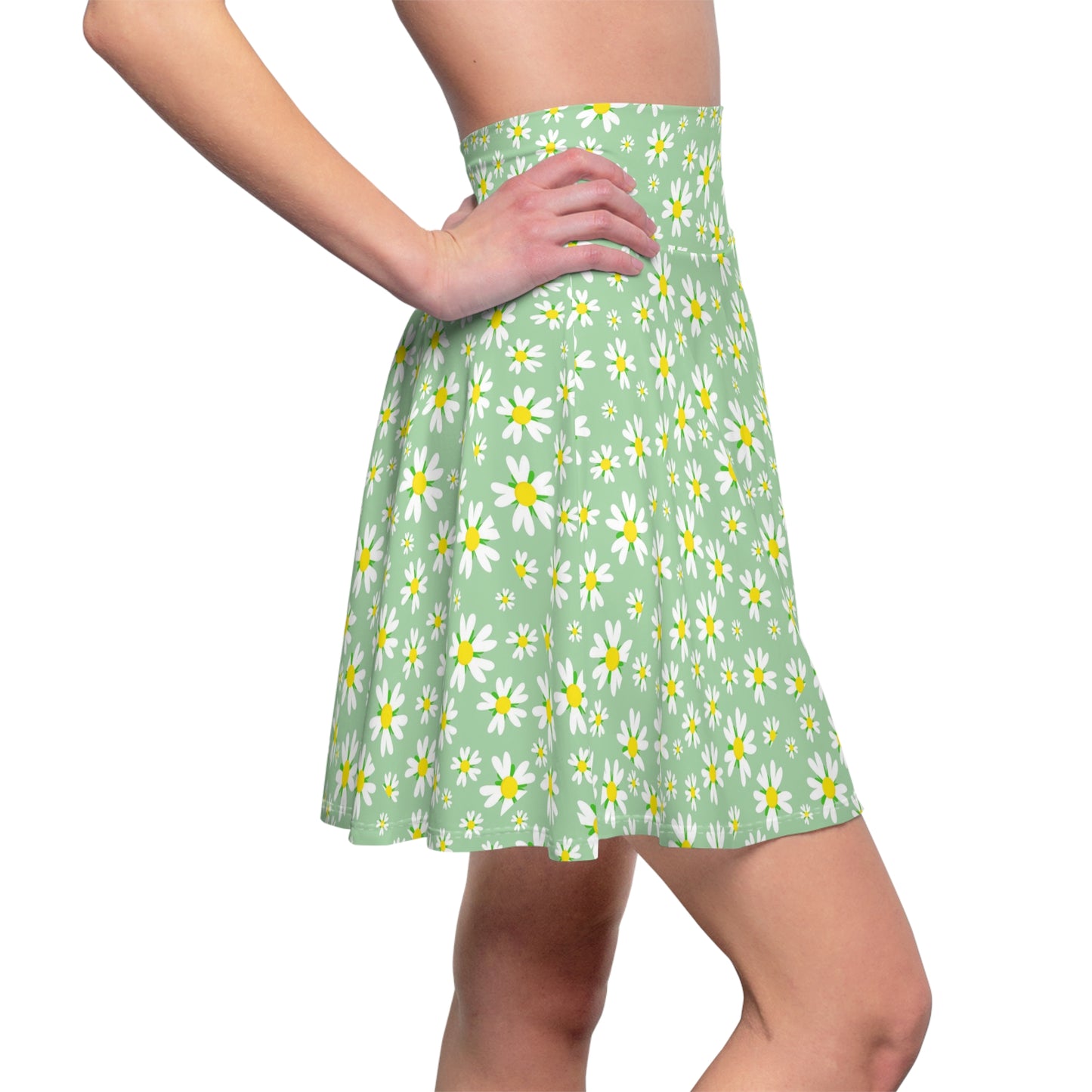 Women's Floral Skater Skirt, Spring Fashion, Boho Style, Summer Dressy, Picnic Outfit, Casual Wear