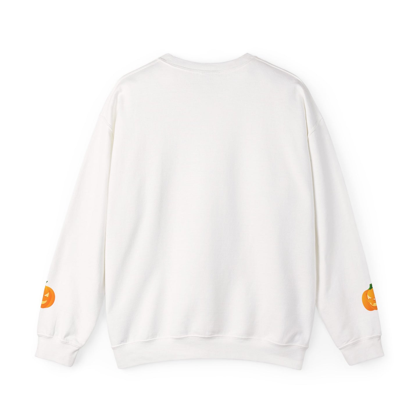 Halloween Pumpkin Sweatshirt, Cozy Fall Apparel, Unisex Crewneck for Halloween, Autumn Casual Wear, Fun Gift Idea