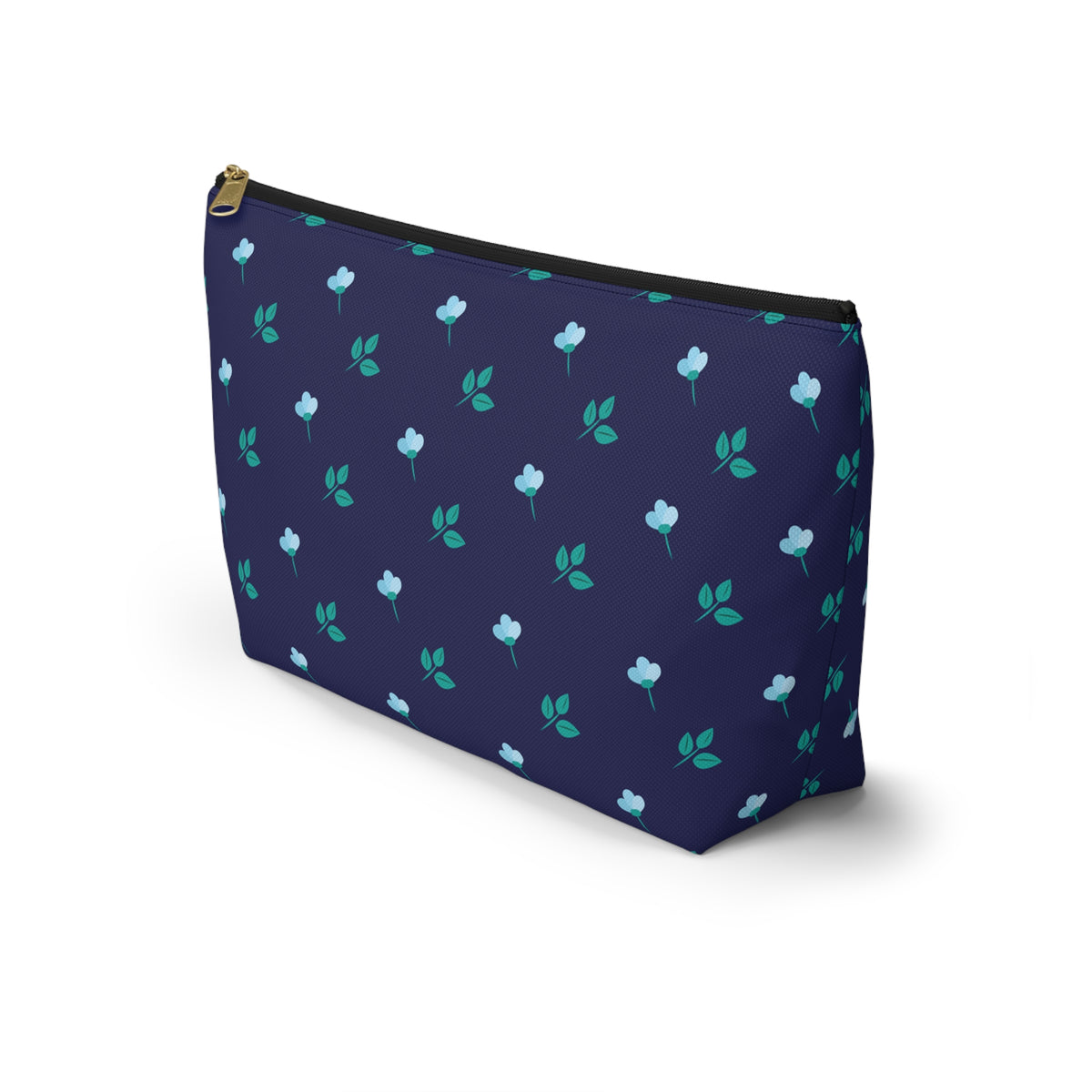 Floral Accessory Pouch, Botanical Makeup Bag, Travel Organizer, Gift for Her, Floral Design Pouch, Everyday Essentials