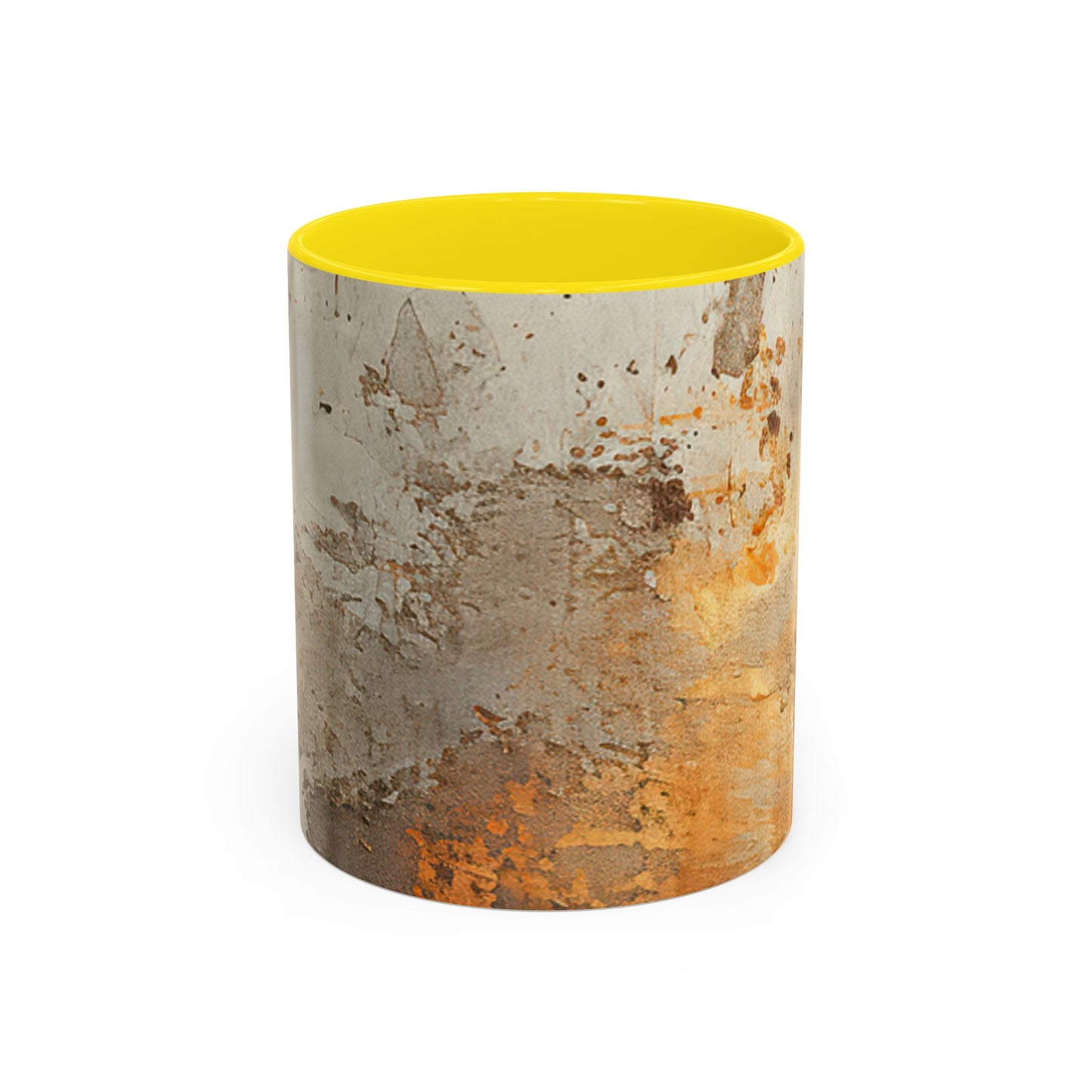 Rustic Accent Coffee Mug, Unique Artistic Mug