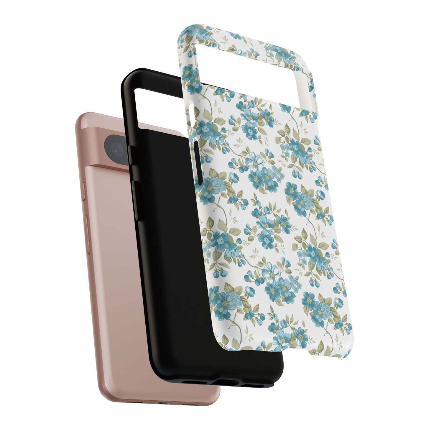 Floral Phone Case - Tough Cases, Durable Phone Cover, Cute Floral Design, Gift for Her, Trendy Phone Accessory, Spring Style