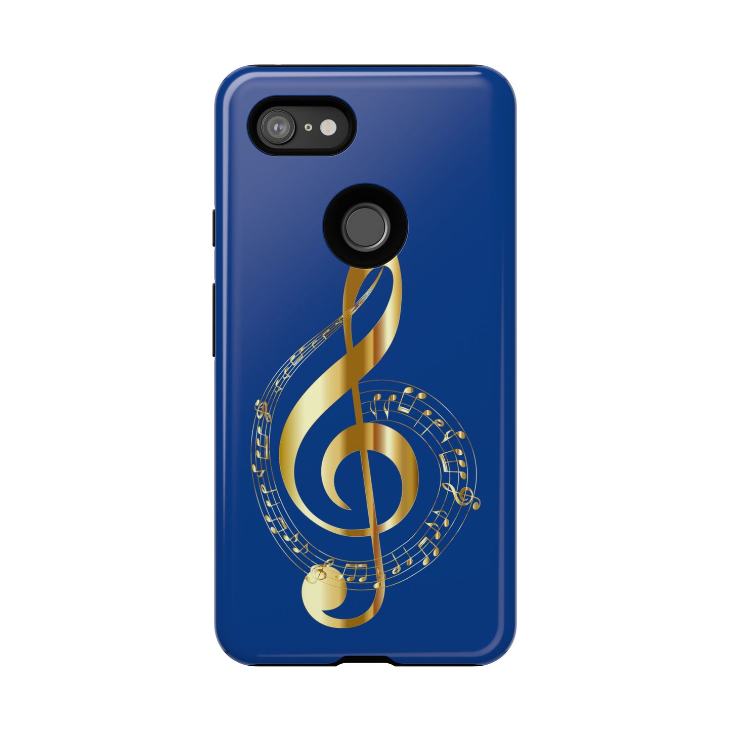 Tough Cases Blue and Gold Musical Note
