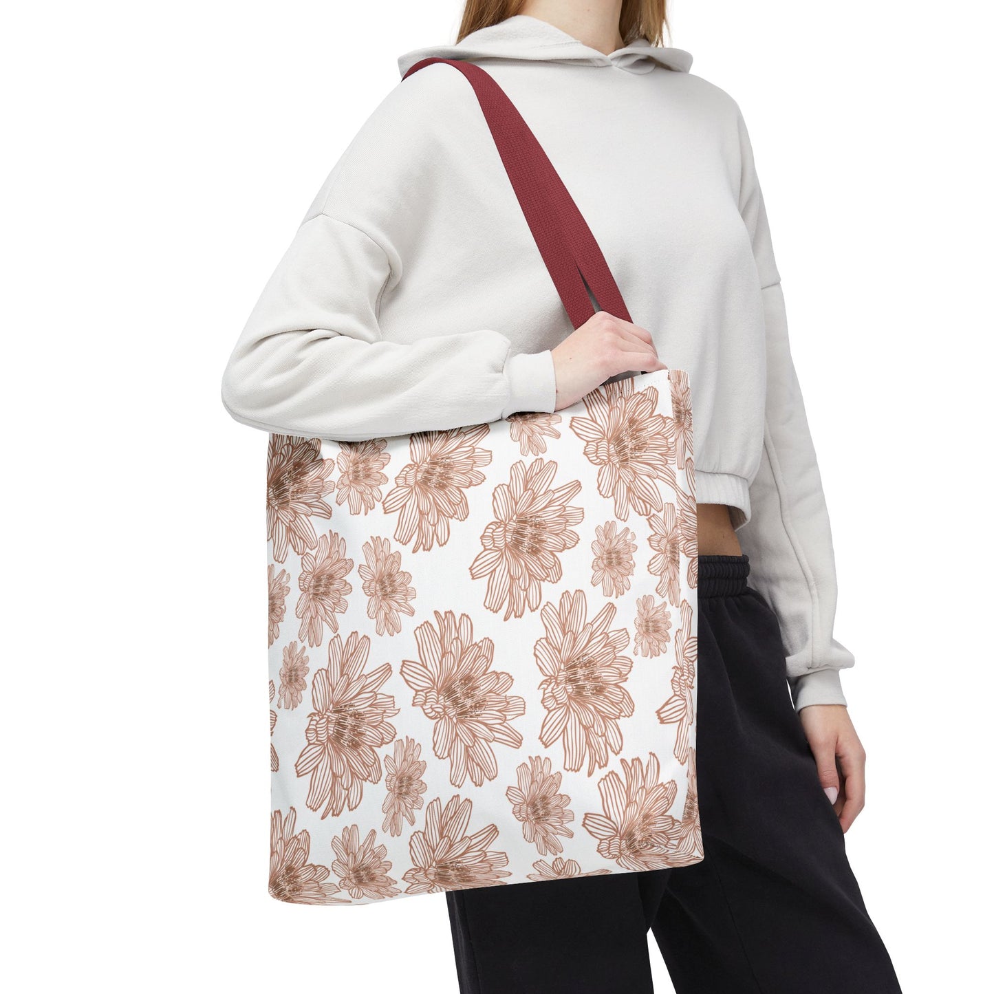 Floral Tote Bag | Stylish Reusable Shopping Bag | Eco-Friendly Gift | Beach, Gym, Grocery, Travel, Market