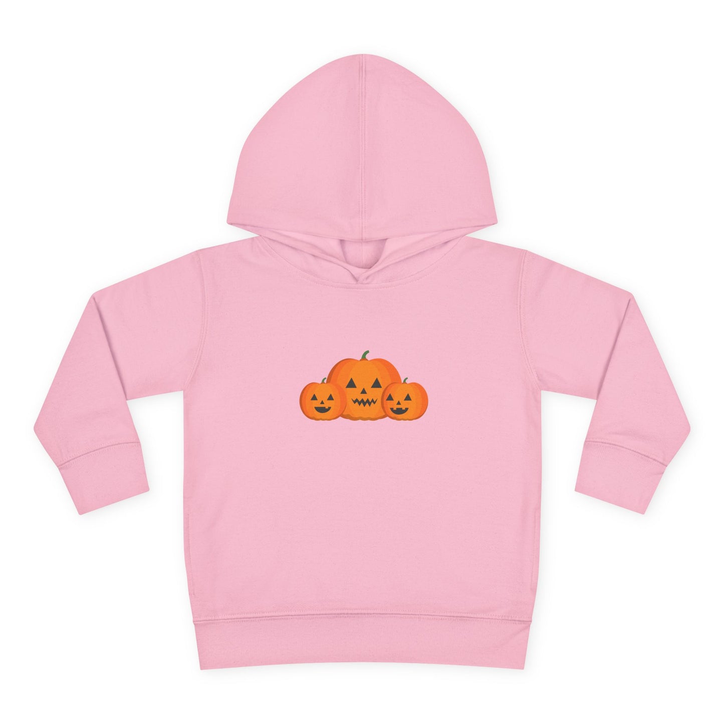 Halloween Pumpkin Toddler Hoodie, Cozy Autumn Wear, Kid's Holiday Sweatshirt, Fall Outfit, Trick-or-Treat Apparel