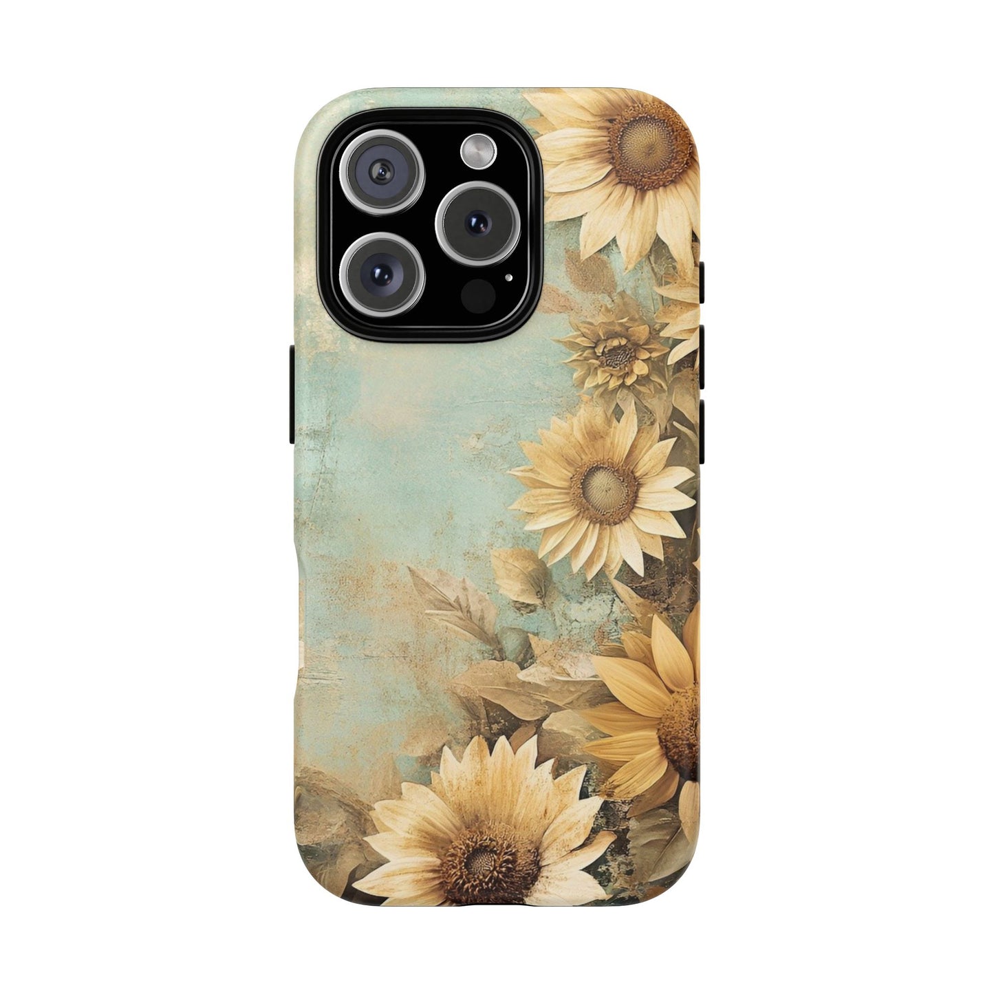 Sunflower Phone Case, Tough Shell Floral Cover, Nature Inspired Gift, Durable Protective Case, Perfect for Spring and Summer
