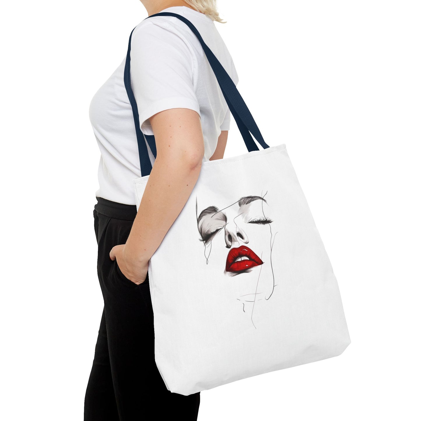 Chic Art Tote Bag, Fashion Tote, Stylish Handbag, Unique Gift, Art Lover’s Bag, Everyday Essentials, Casual Accessory